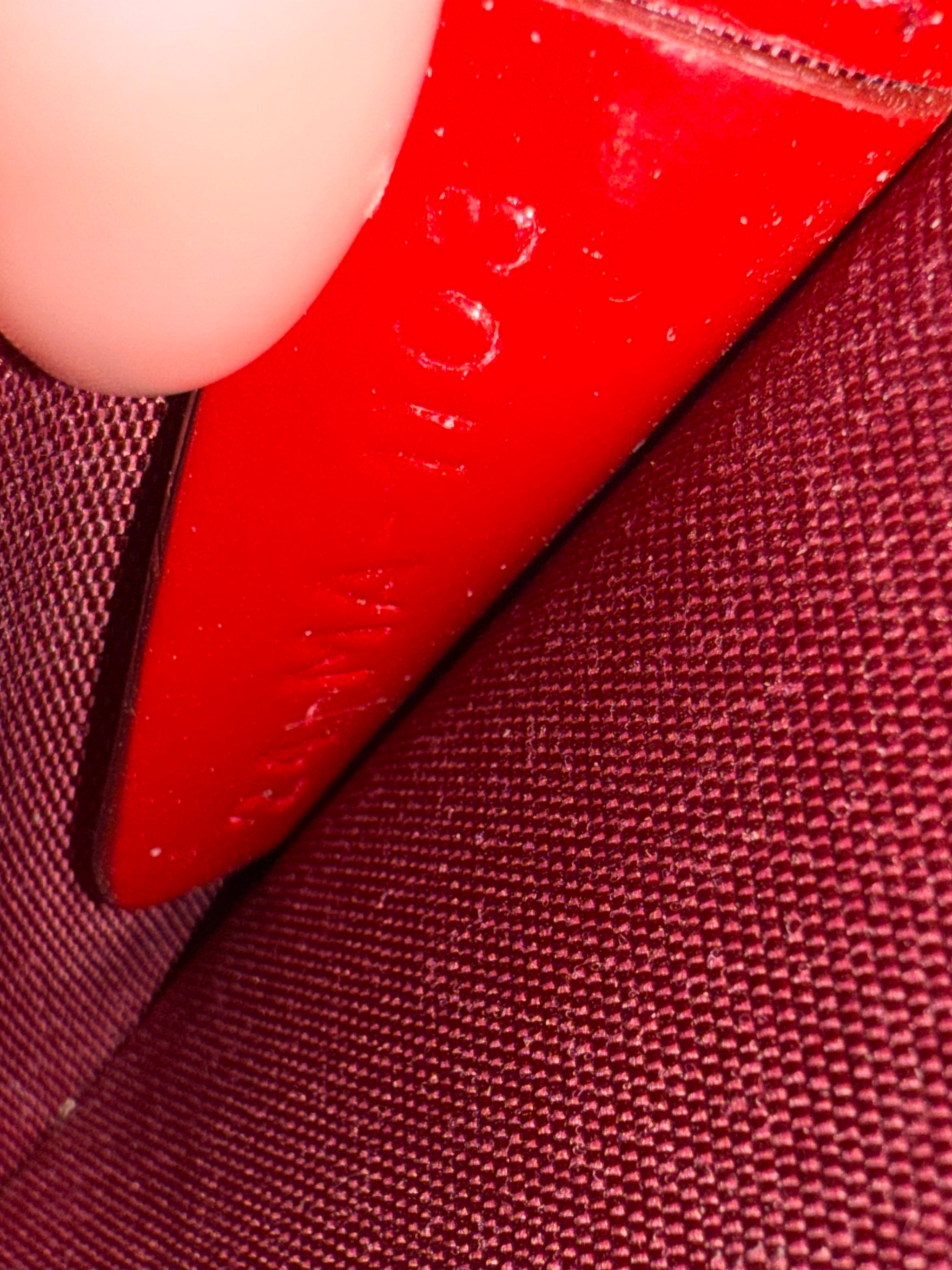 Christian Dior Black Cannage Patent Leather Clutch Pochette Bag