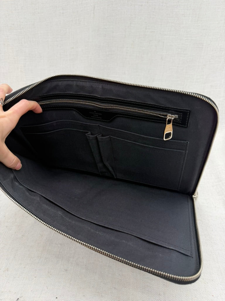 Louis Vuitton Damier Graphite Poche-Documents Portfolio Pouch