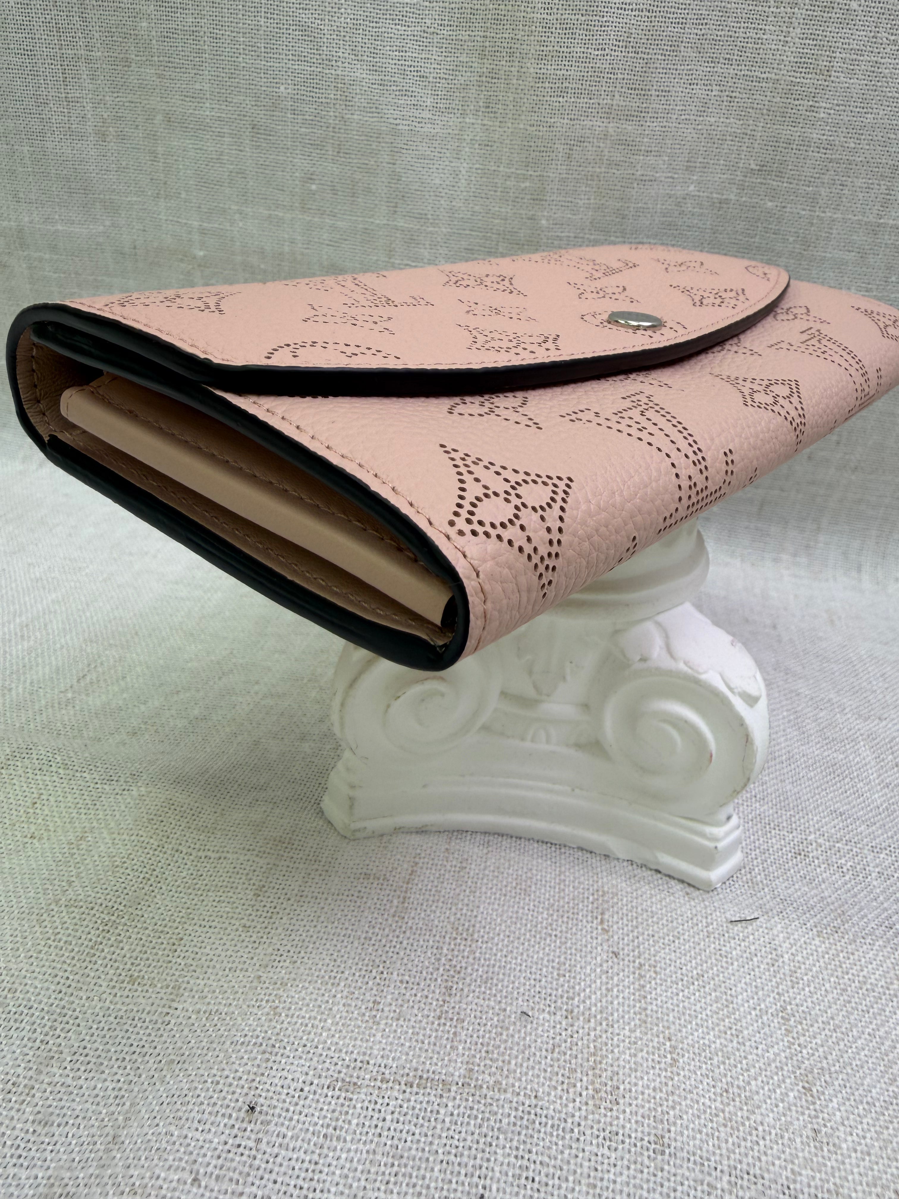 BRAND NEW- Louis Vuitton Pink Mahina Leather Sarah Wallet