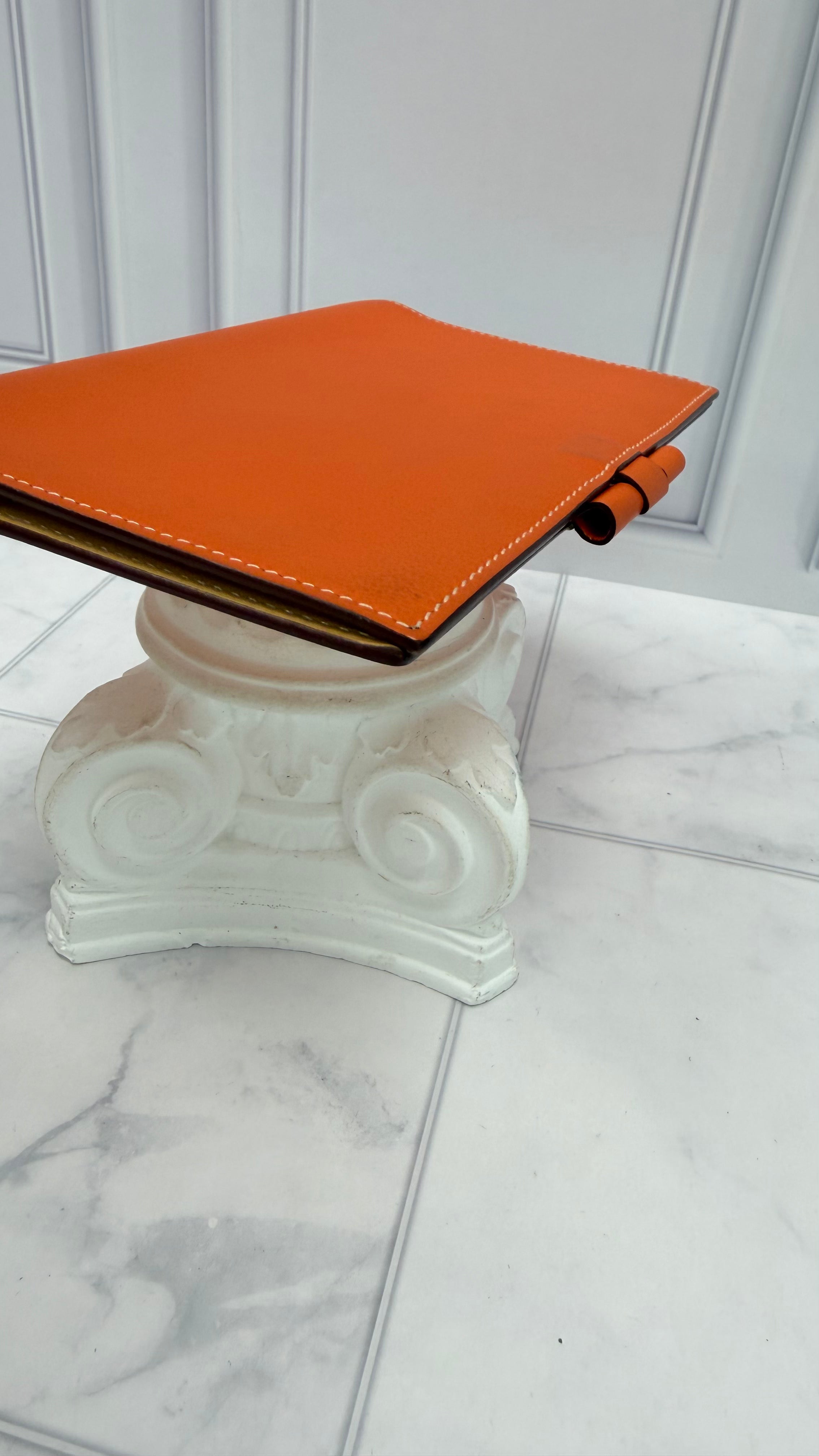 Hermes Orange Swift Leather Agenda Cover