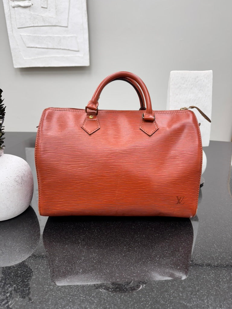 Louis Vuitton Brown Epi Leather Speedy 30