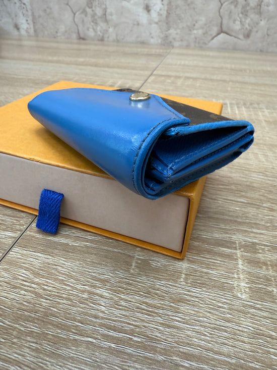 Louis Vuitton Monogram & Blue Jean Zoe Wallet