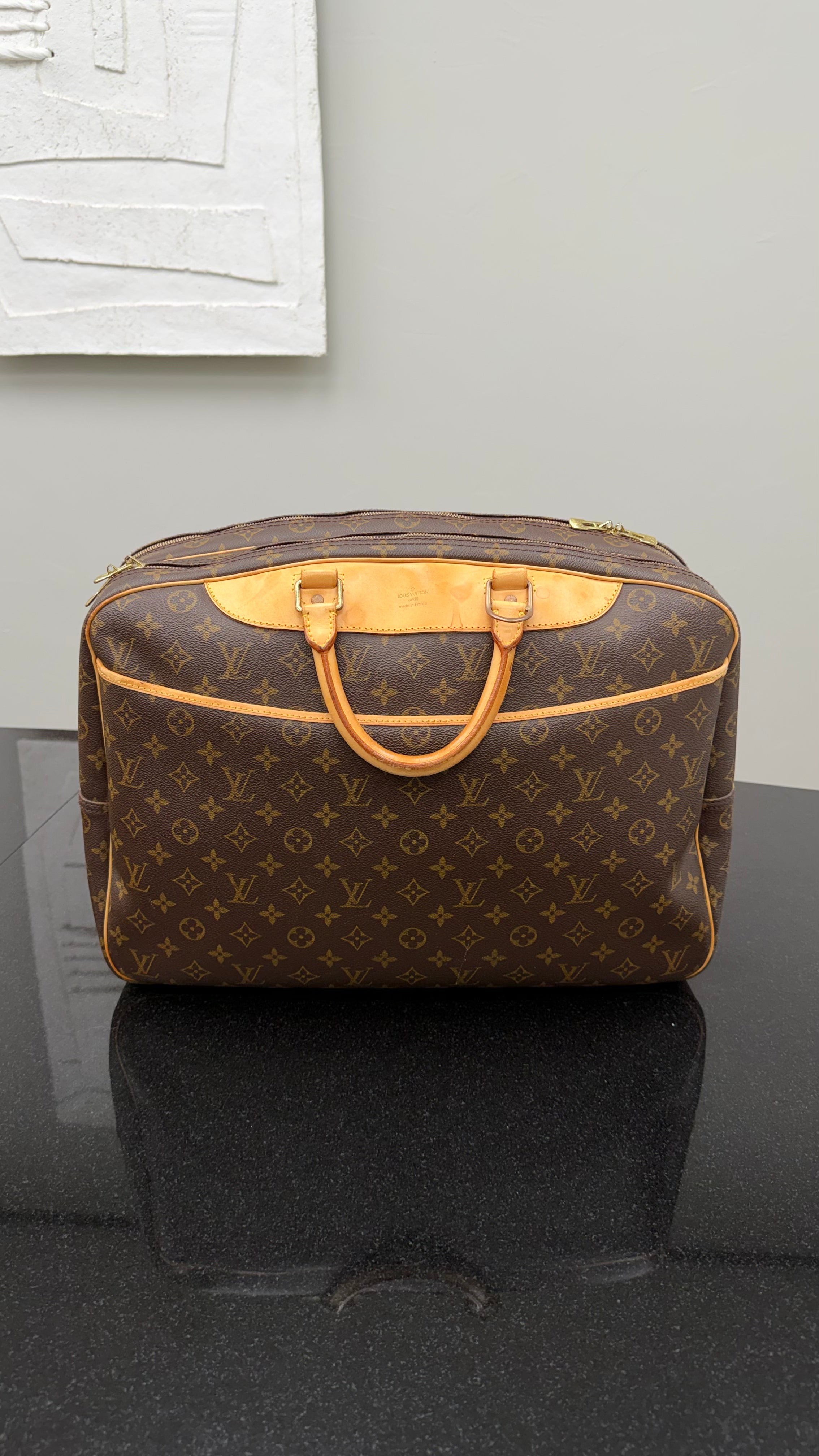 Louis Vuitton Monogram Alize 24 Heures Luggage