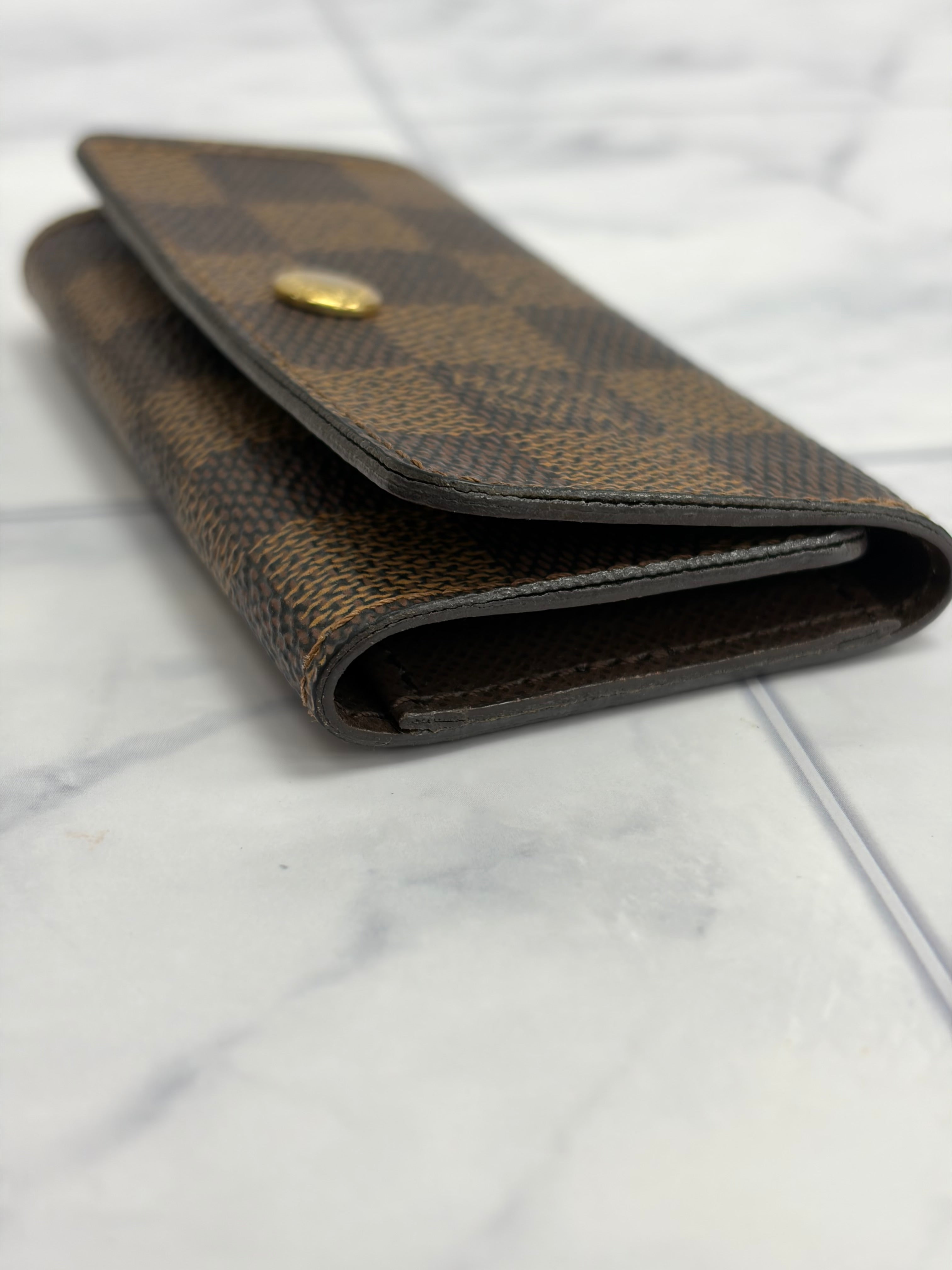 Louis Vuitton Damier Ebene 4 Ring Key Case