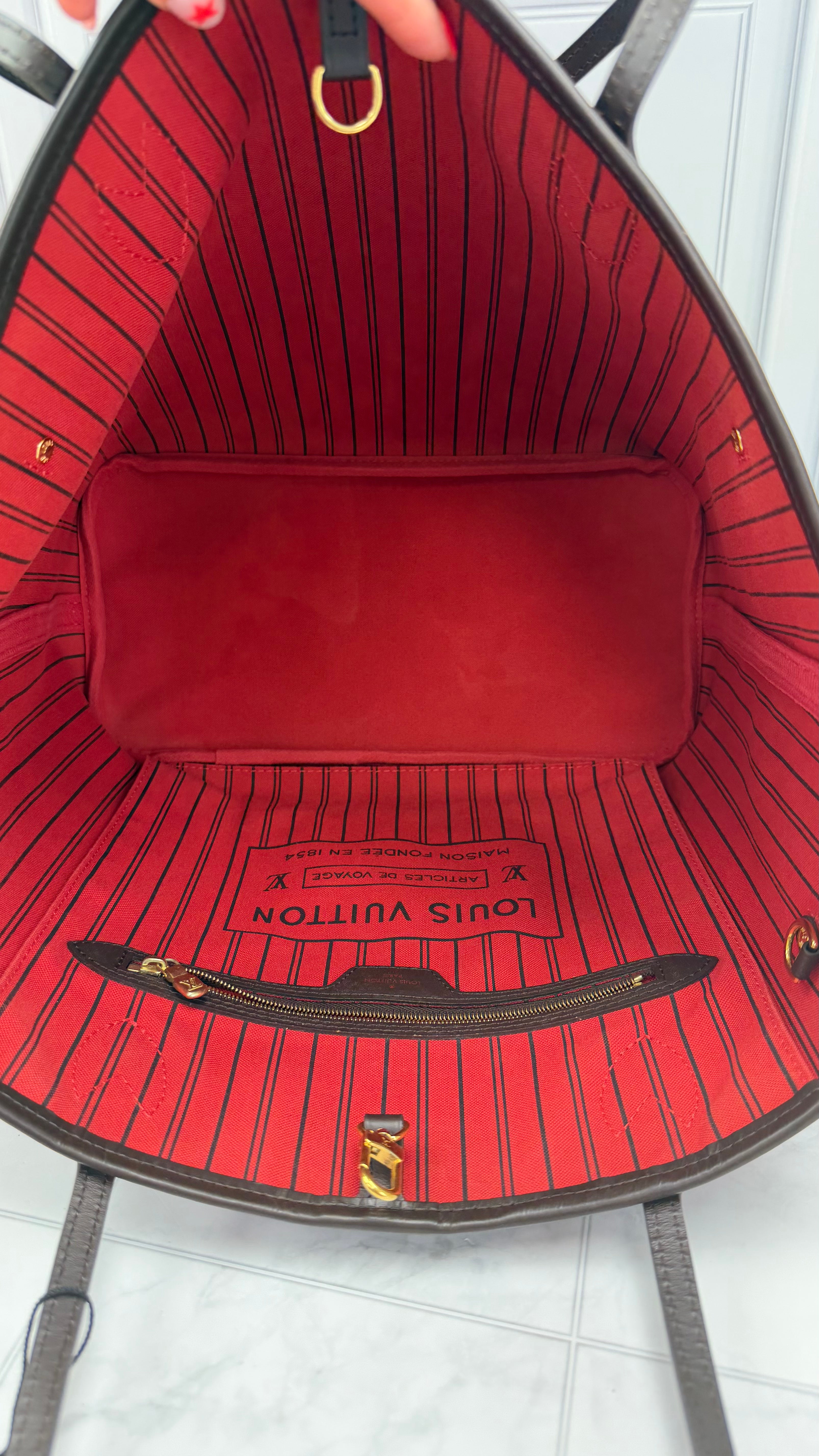 *DONS DROP* Louis Vuitton Damier Ebene Neverfull MM Tote Bag