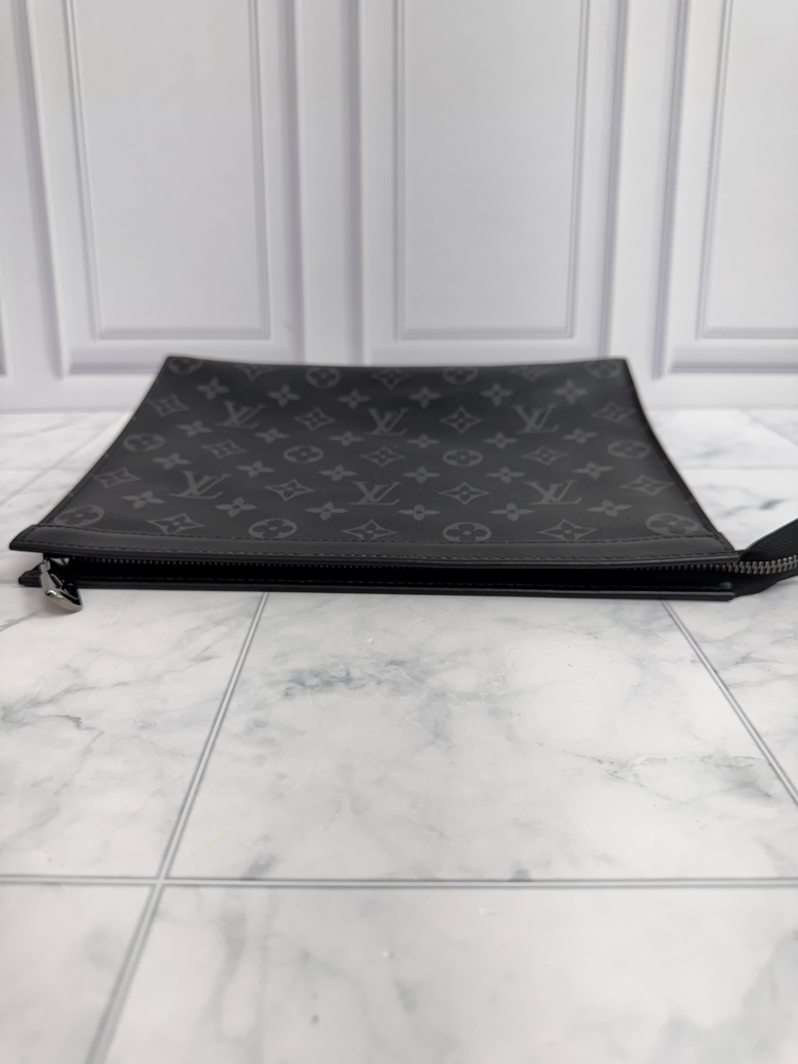 Louis Vuitton Monogram Eclipse Pochette Voyage MM