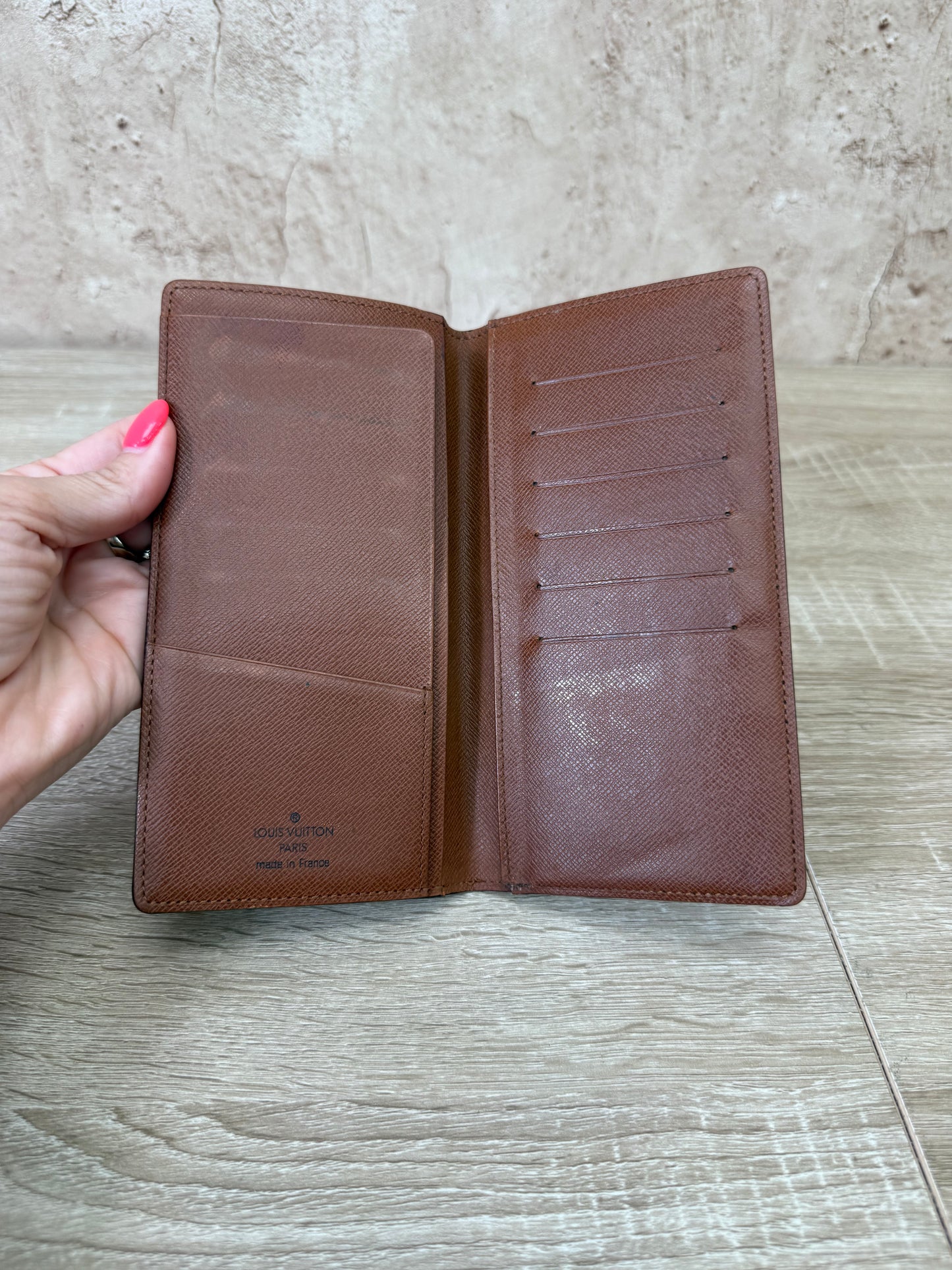 Louis Vuitton Monogram Vertical Long Wallet