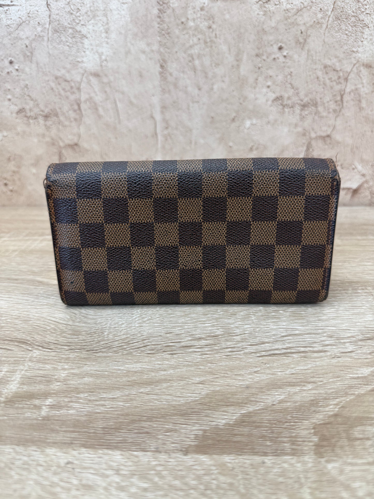 Louis Vuitton Damier Ebene Sarah Wallet