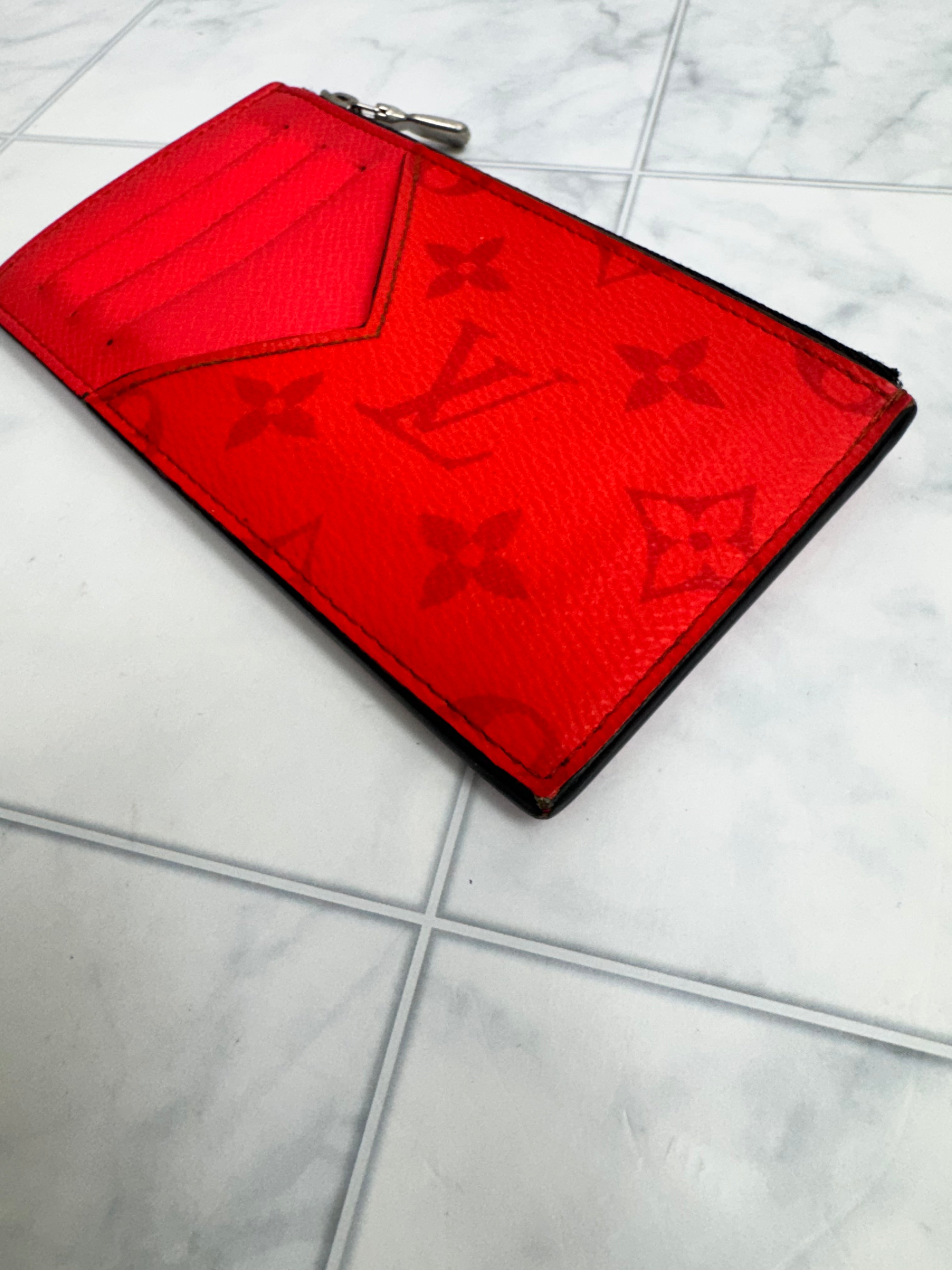 Louis Vuitton Red Monogram Card Holder