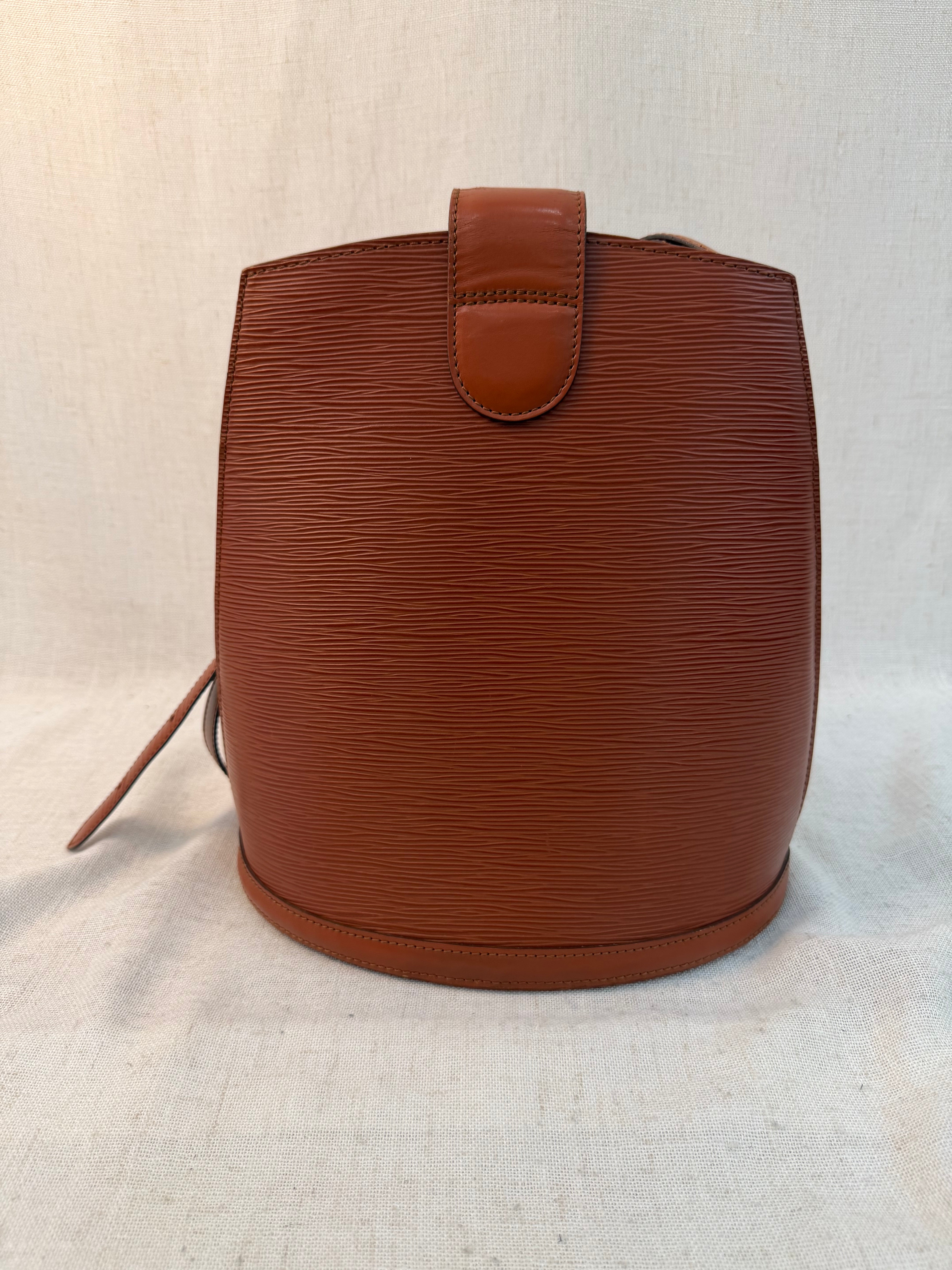 Louis Vuitton Brown Epi Cluny Shoulder Bag