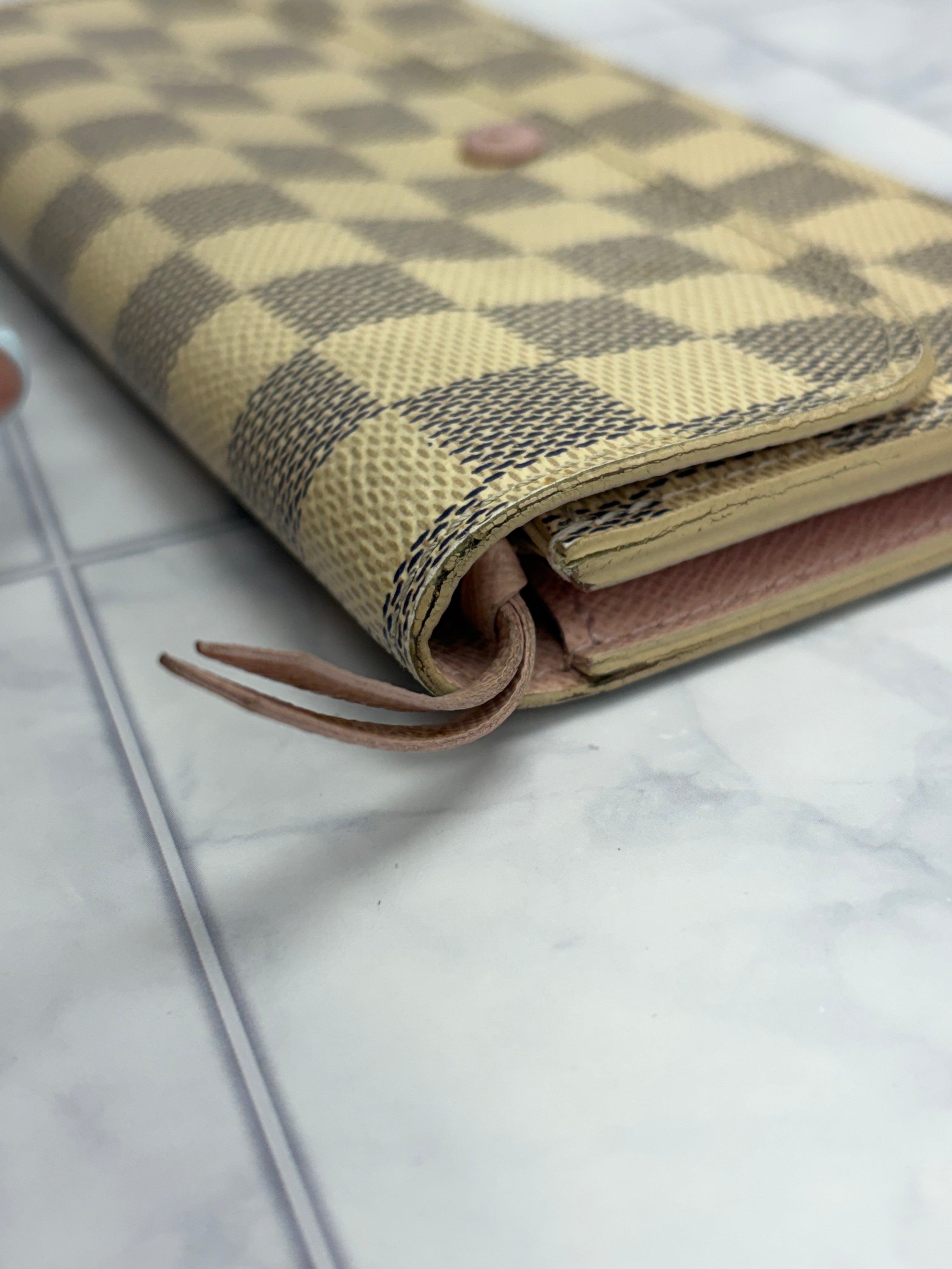Louis Vuitton Damier Azur & Ballerine Emilie Wallet