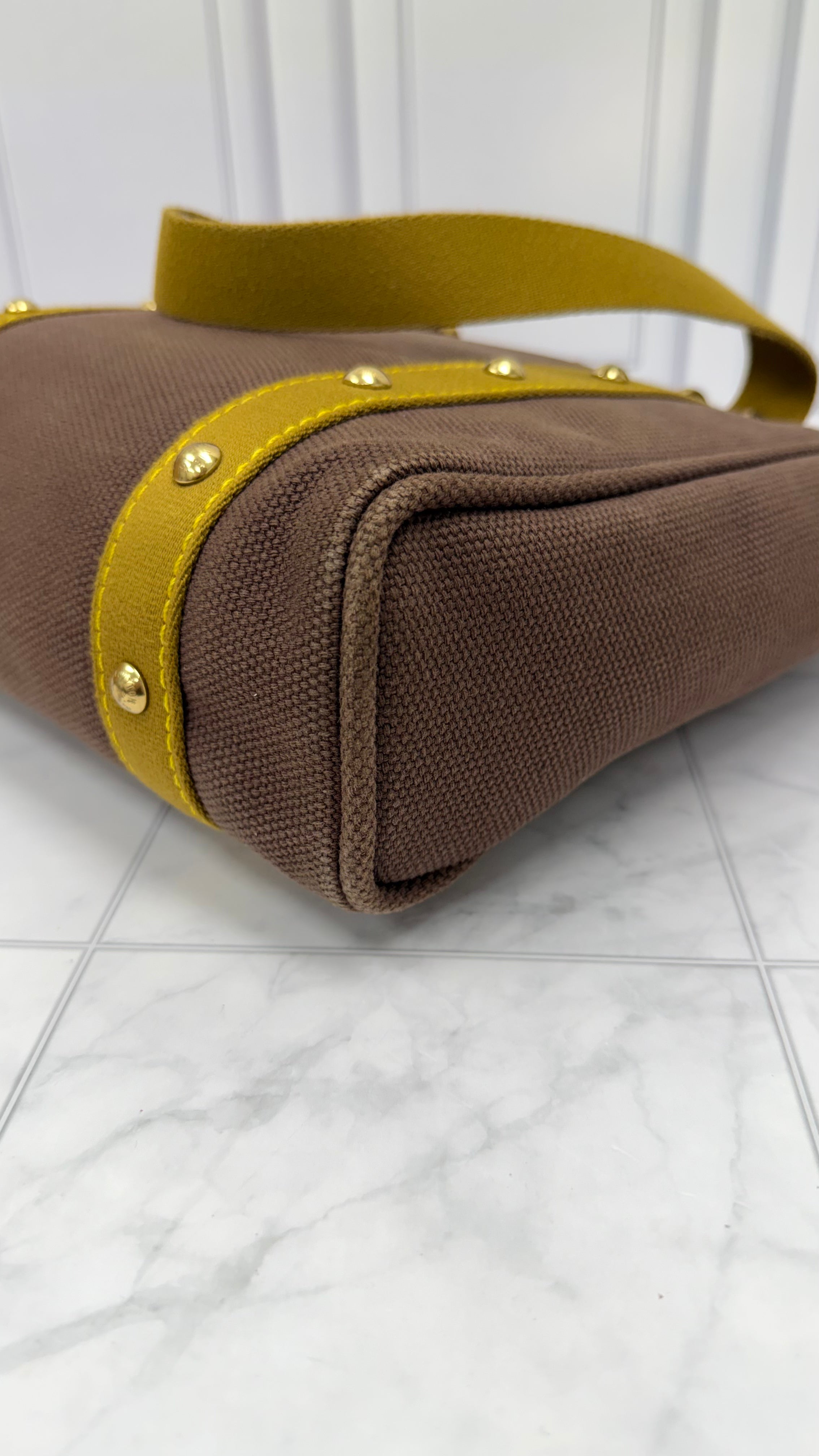 *DONS DROP* Louis Vuitton Brown Canvas Antigua Cabas MM Tote Bag