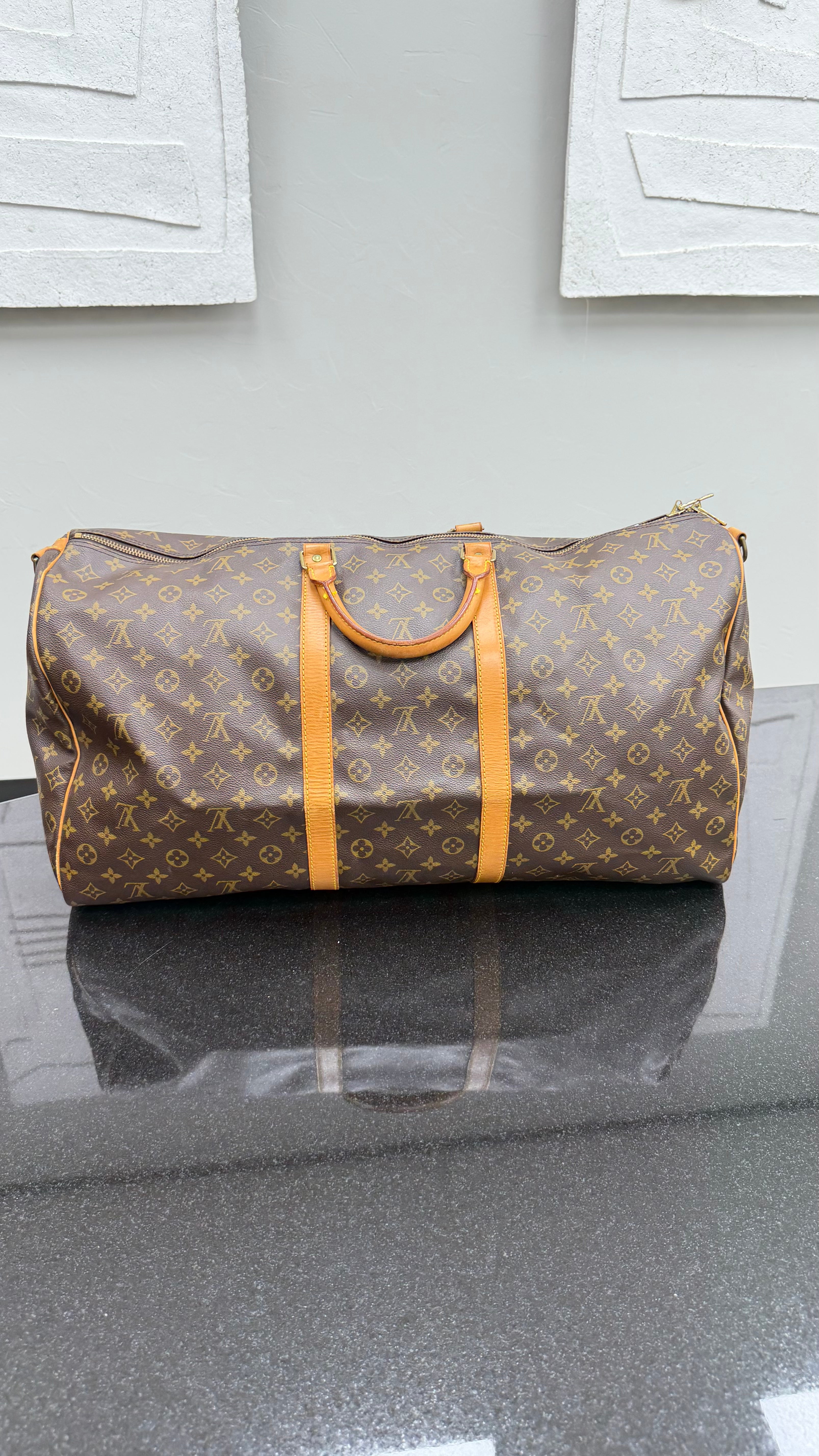 Louis Vuitton Monogram Keepall Bandouliere 60