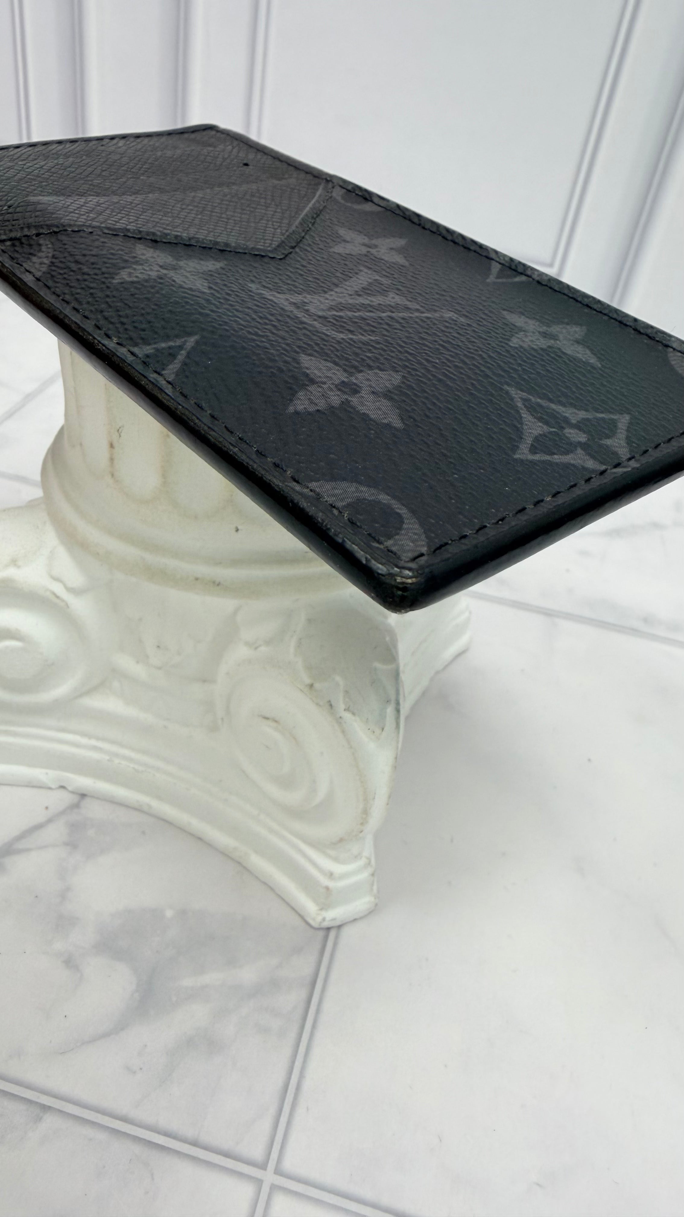 Louis Vuitton Monogram Eclipse Coin Card Case