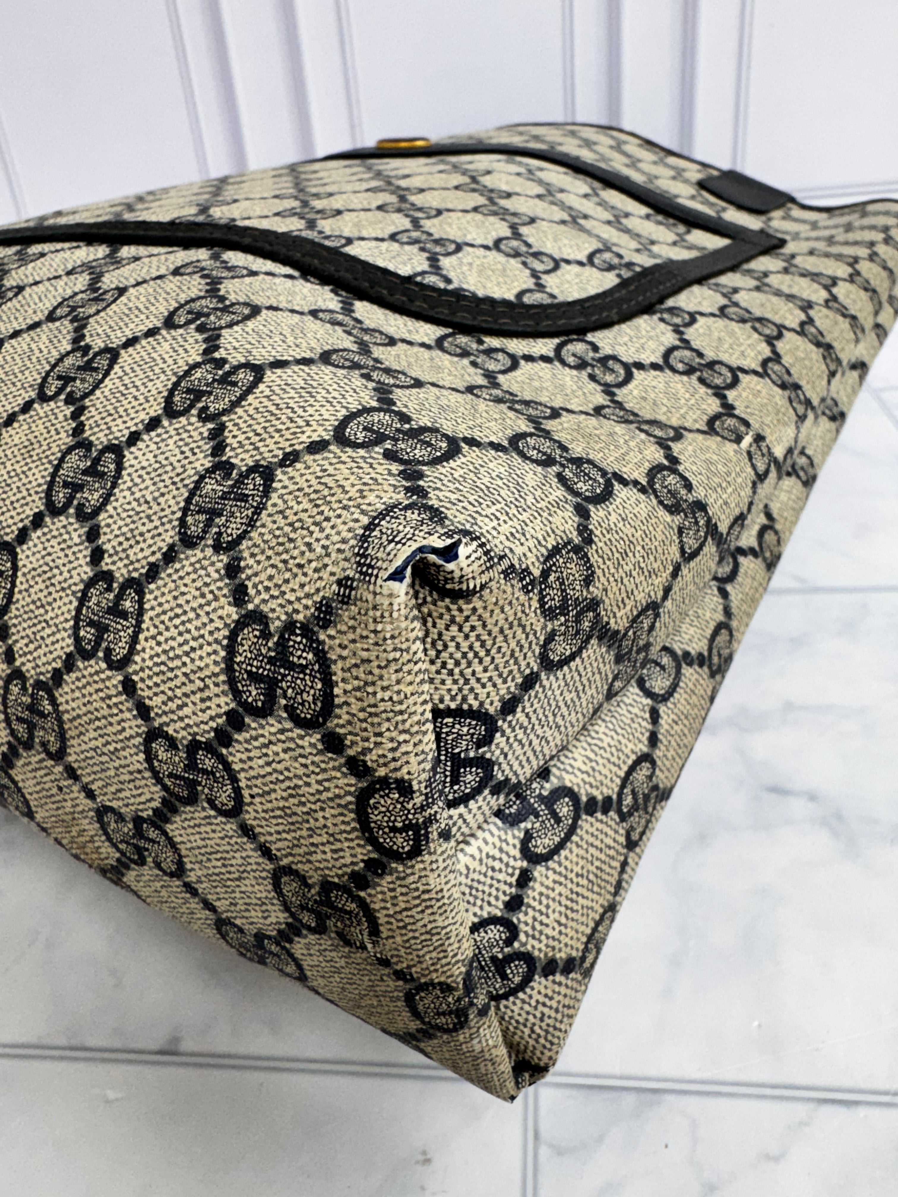 Gucci GG Supreme Sherry Line Tote Bag