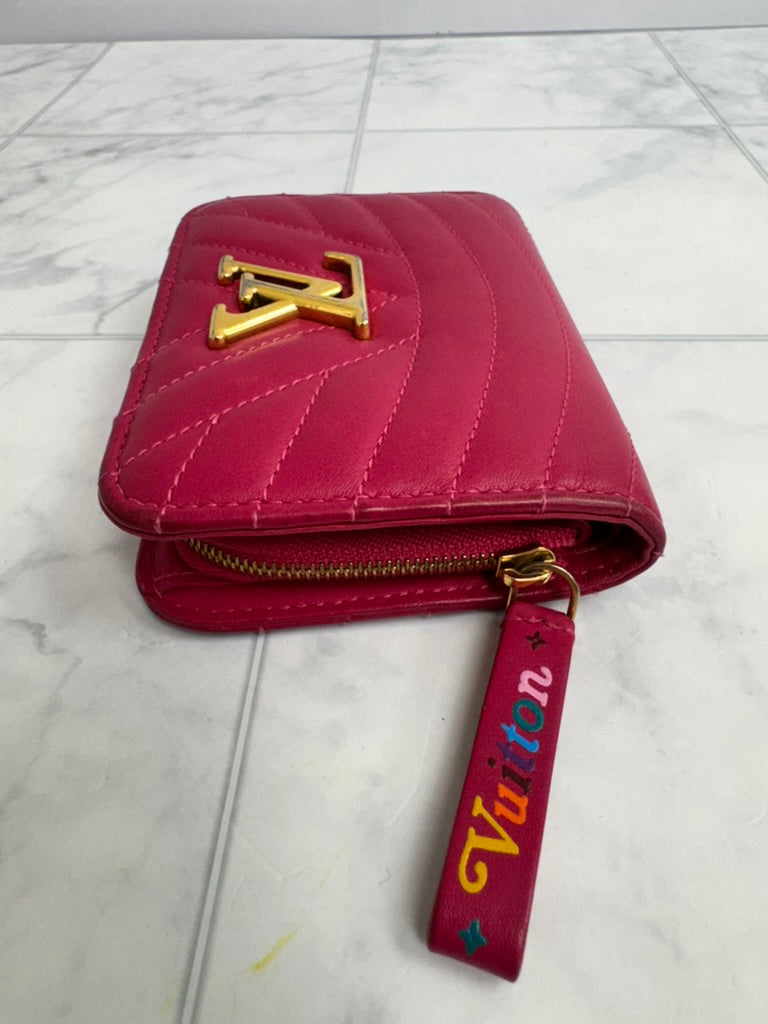 Louis Vuitton Fuchsia Quilted Leather New Wave Compact Wallet
