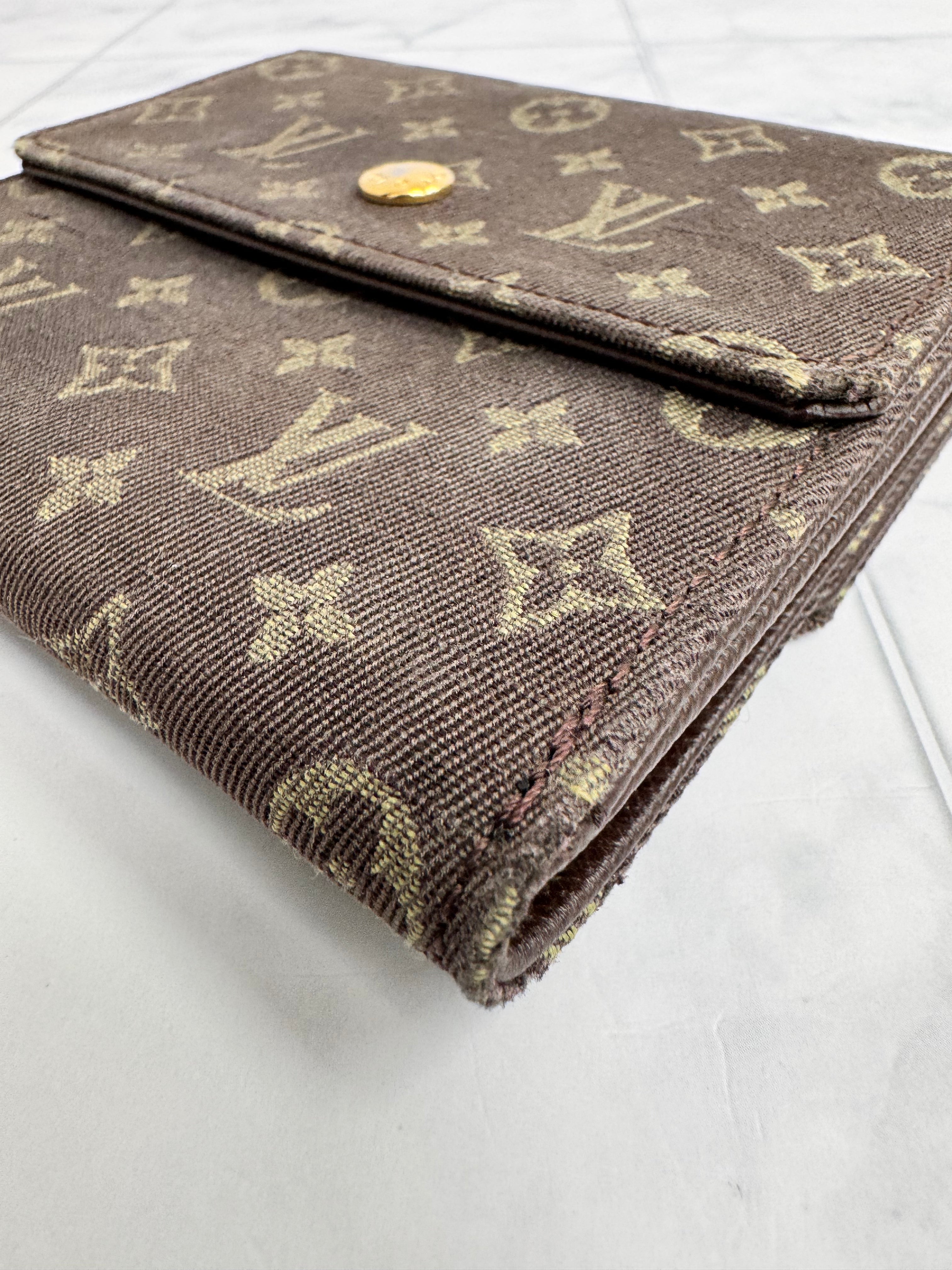 Louis Vuitton Mini Lin Monogram Elise Wallet