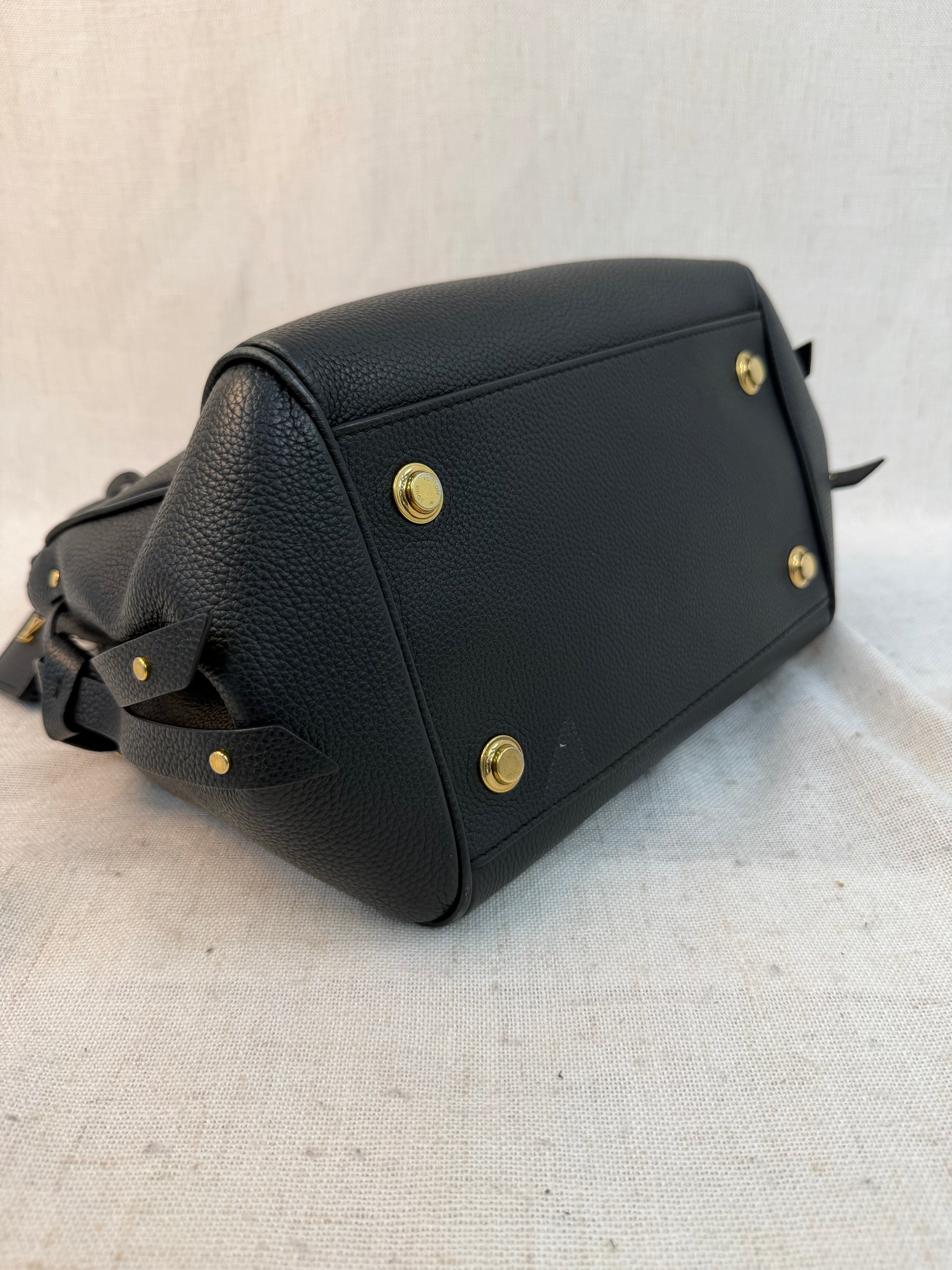 Louis Vuitton Black Leather Milla PM Bag