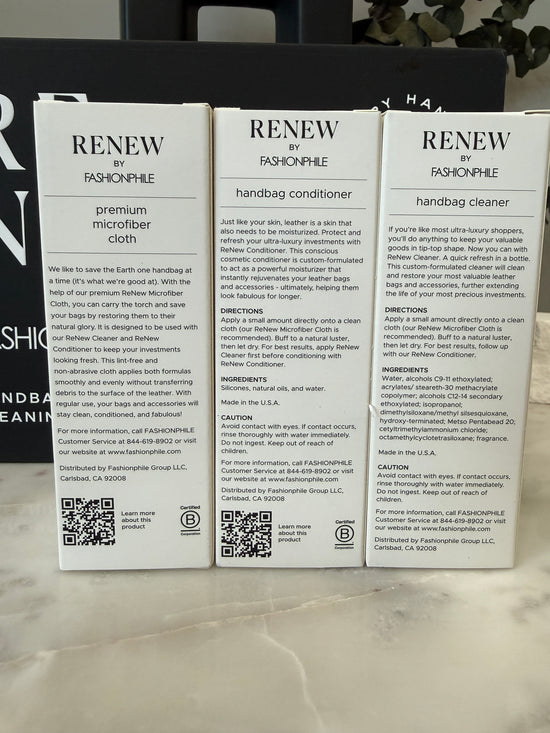 ReNew By FashionPhile Handbag Cleaning Kit