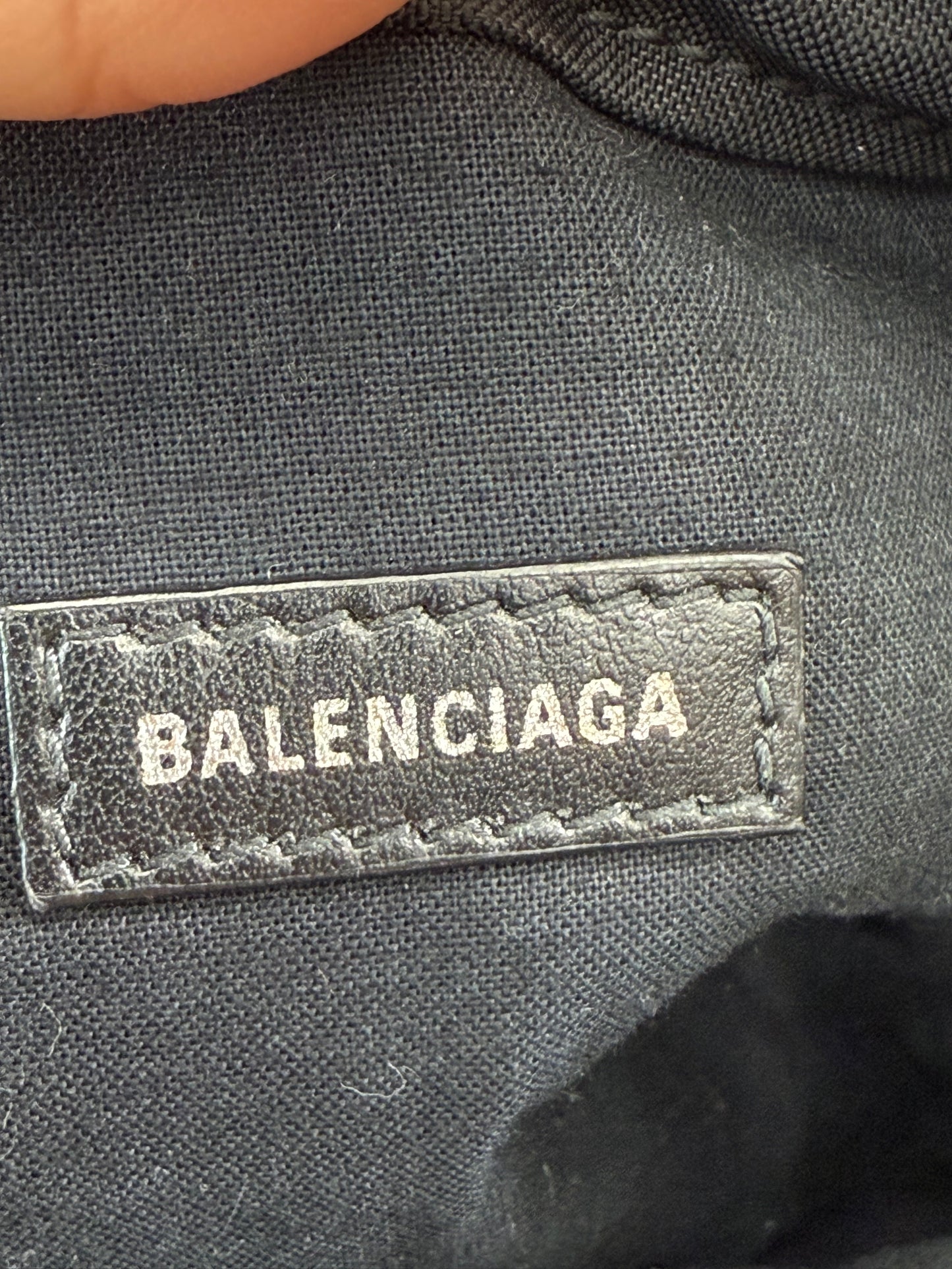 Balenciaga Metallic Silver Patent Leather Neo Basket Tote