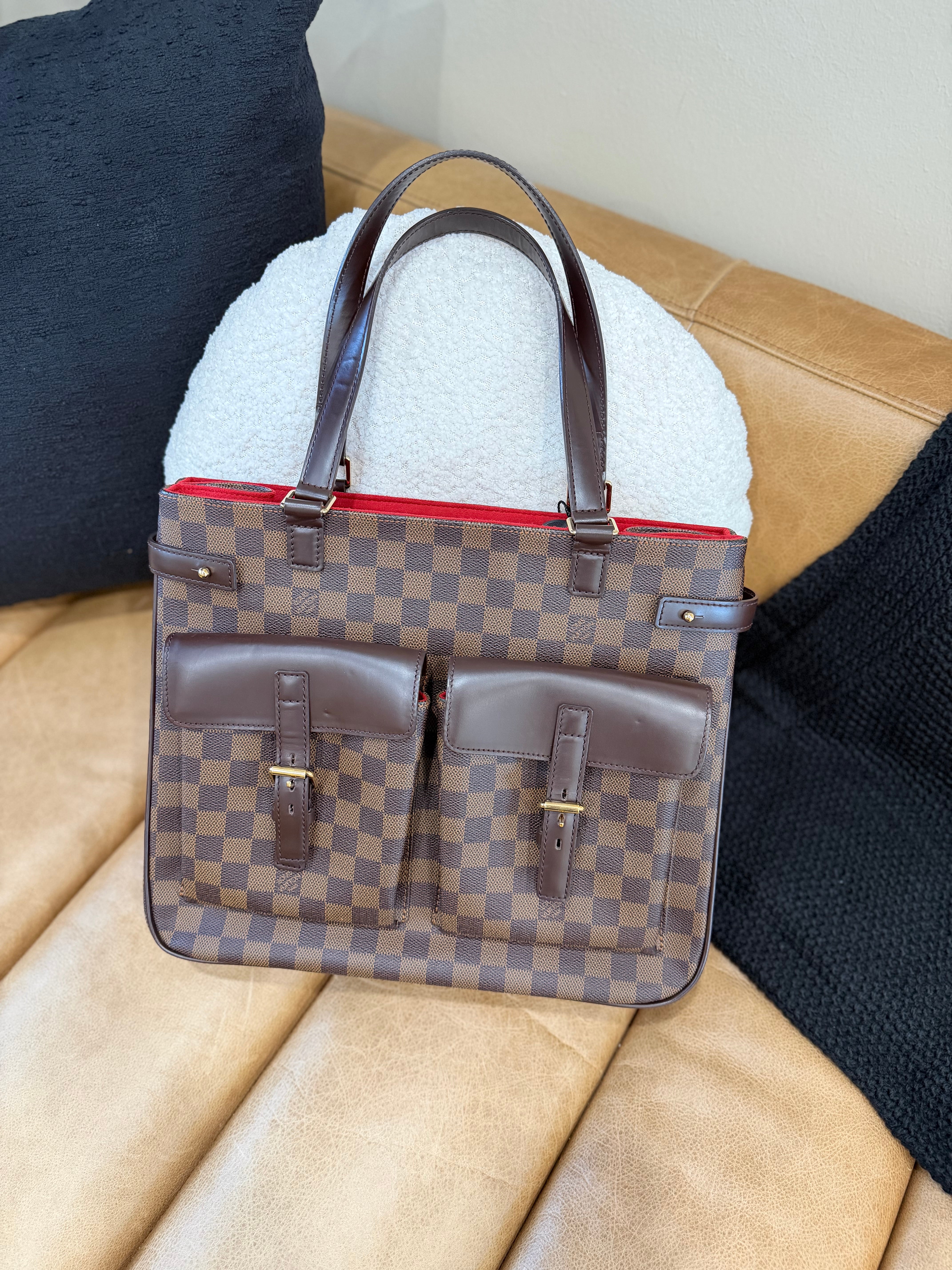 Louis Vuitton Damier Ebene Uzes Tote Bag