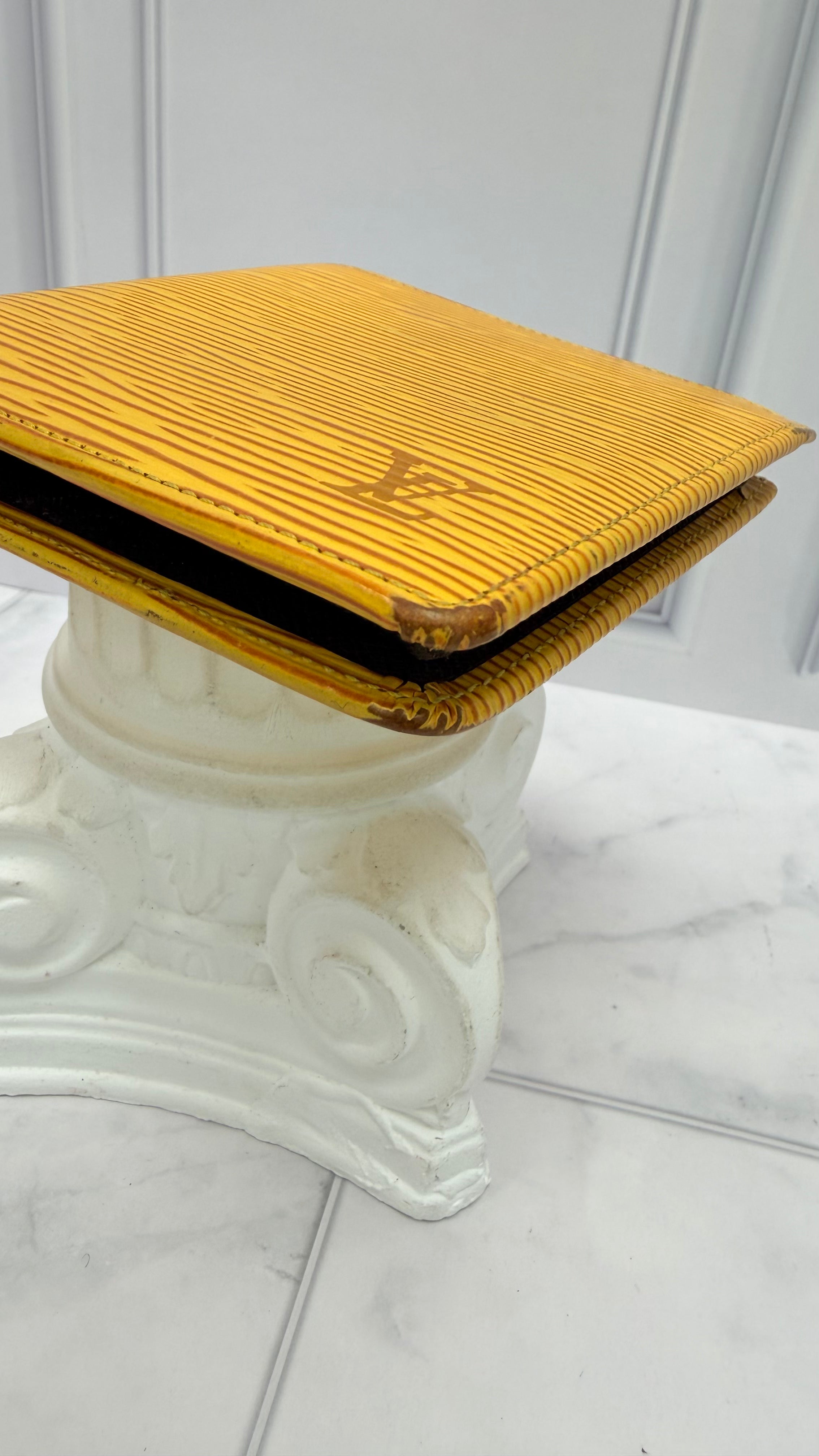 Louis Vuitton Yellow Epi Marco Bifold