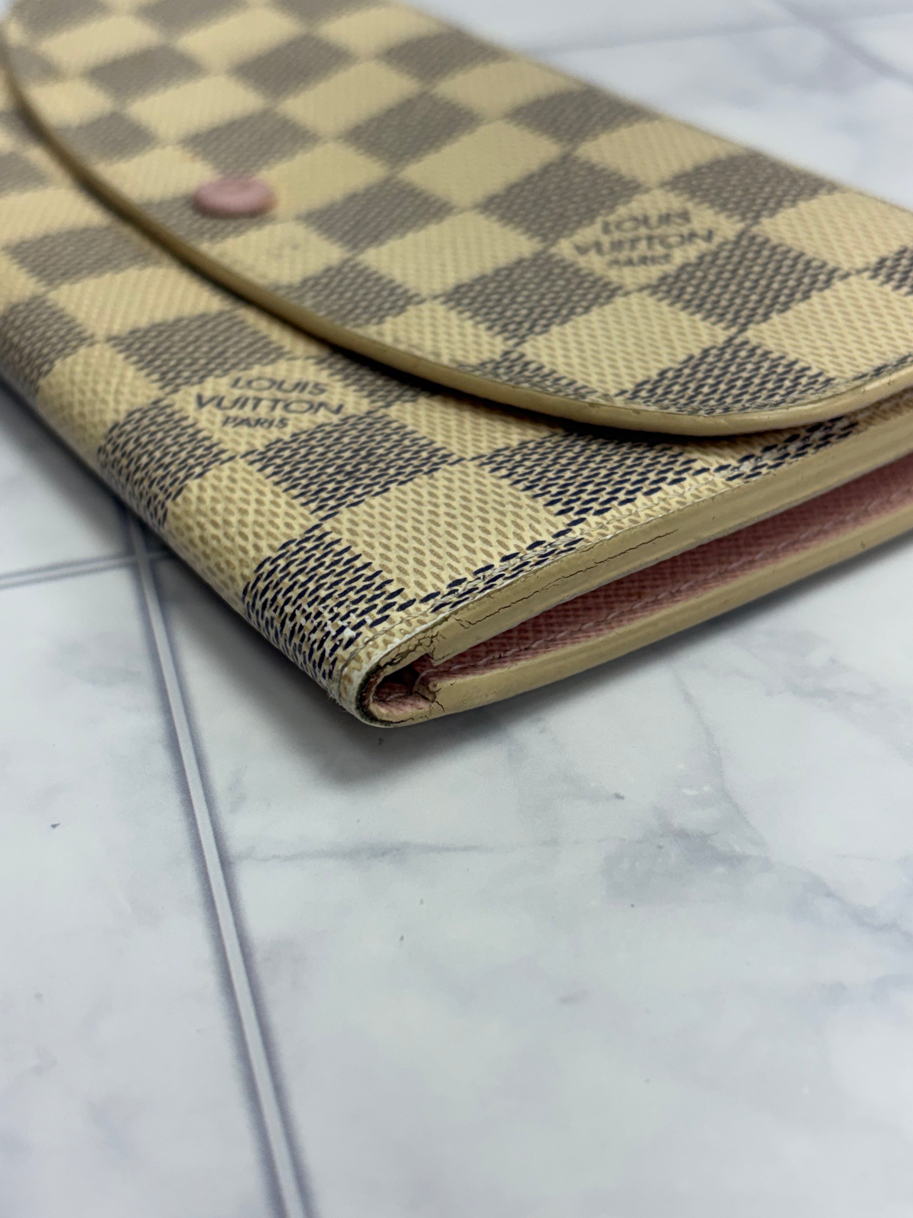 Louis Vuitton Damier Azur & Ballerine Emilie Wallet