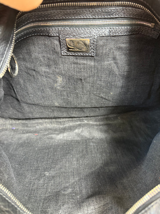 Fendi Black Devil Trapezio Bag