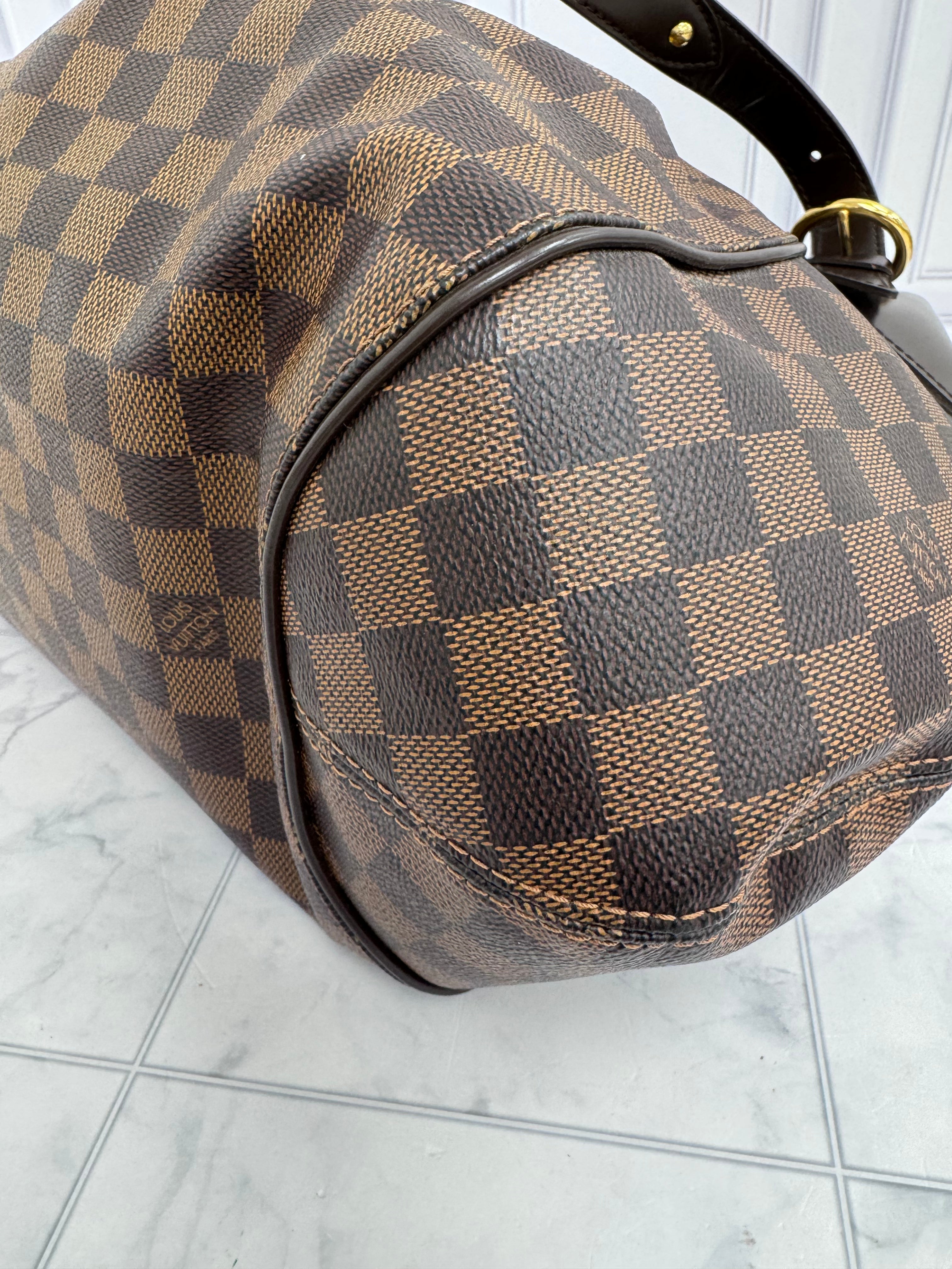 LIKE NEW - Louis Vuitton Damier Ebene Sistina Shoulder Bag GM