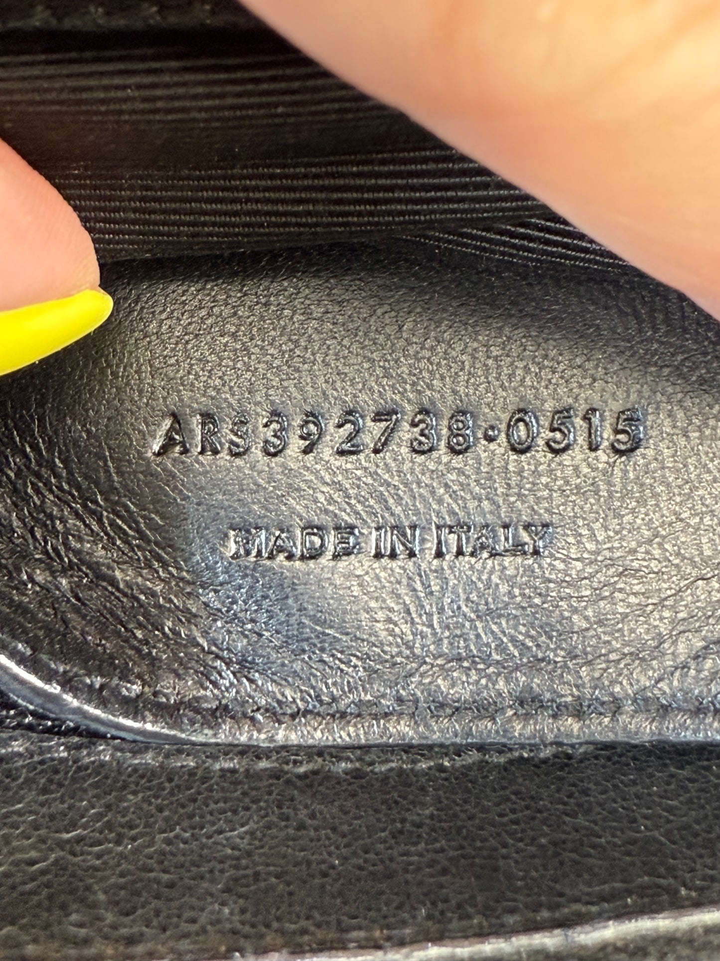 Saint Laurent YSL Black Leather Shoulder Bag