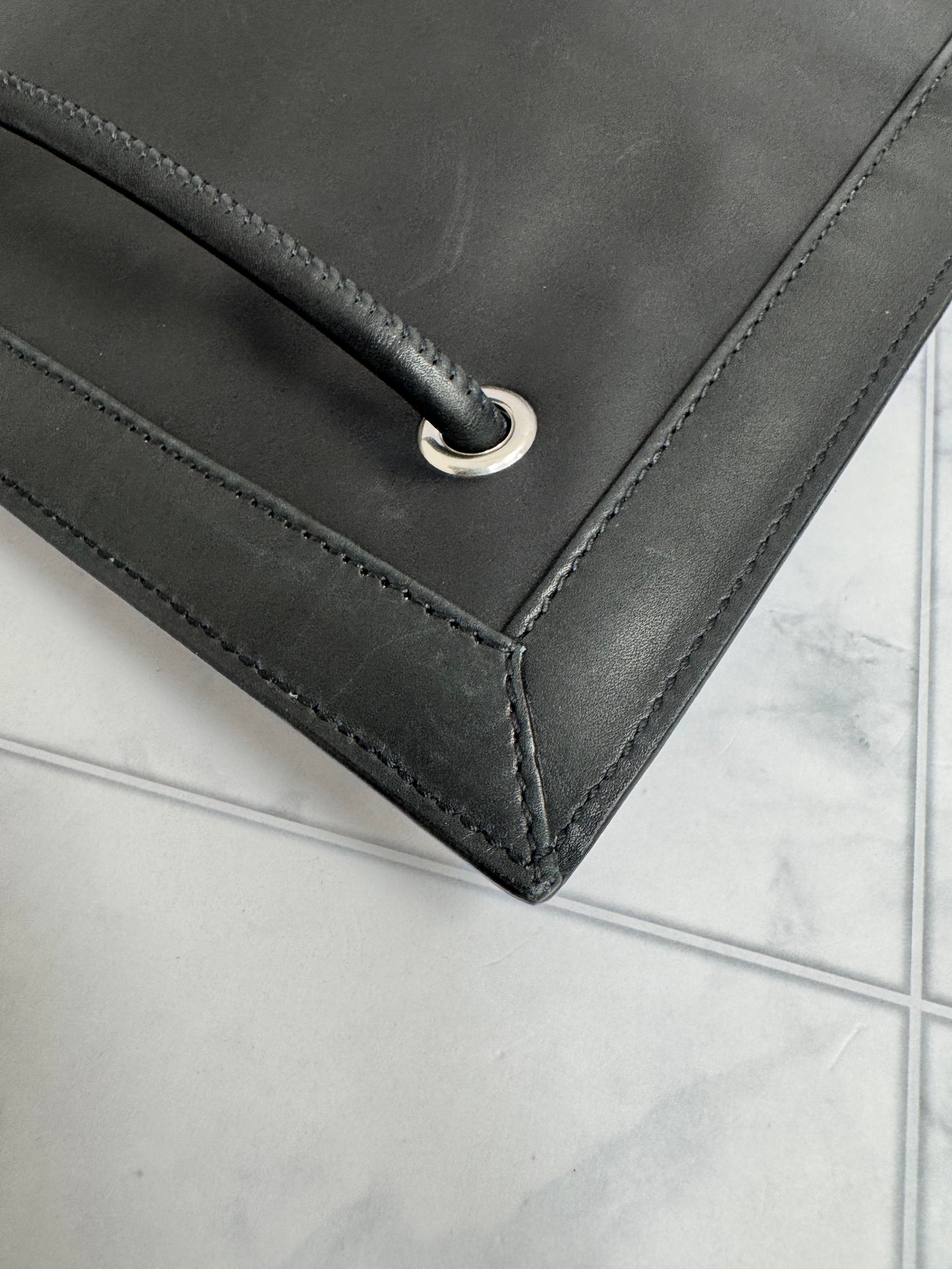 *DONS DROP* Saint Laurent YSL Black Calfskin Universite Flat Crossbody Bag