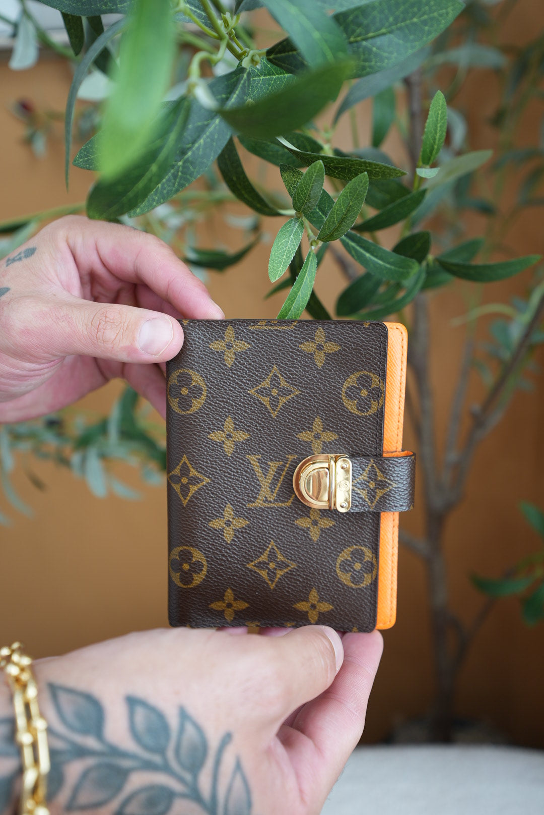Louis Vuitton Monogram & Orange Koala Passport Agenda PM