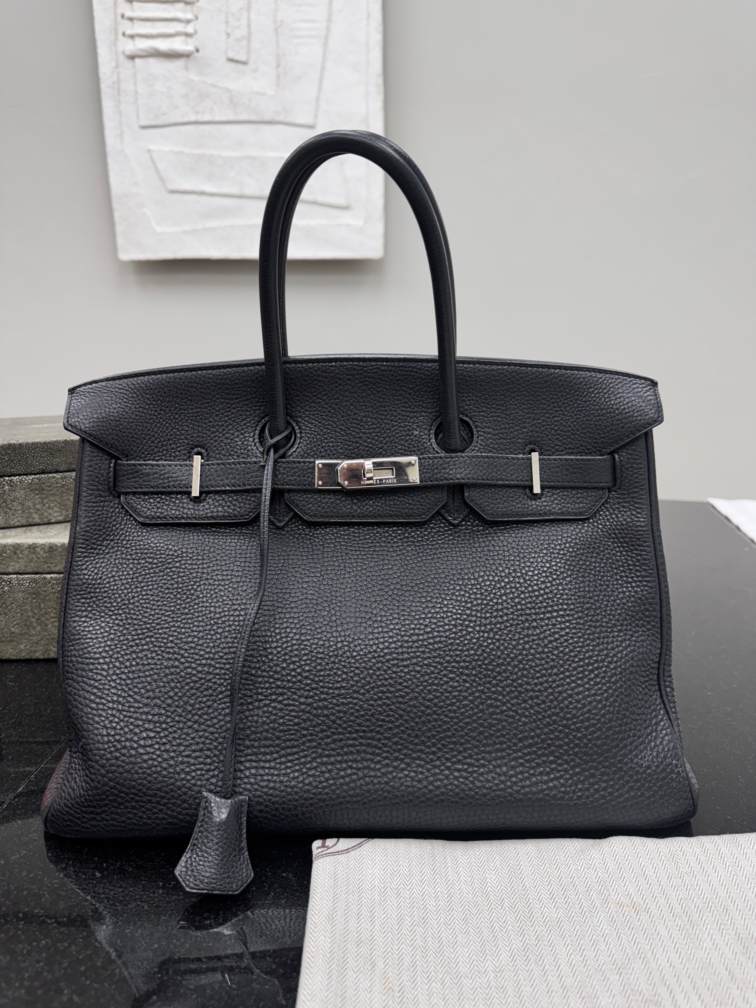*DONS PRE DROP* Hermes Black Togo Leather Birkin 35