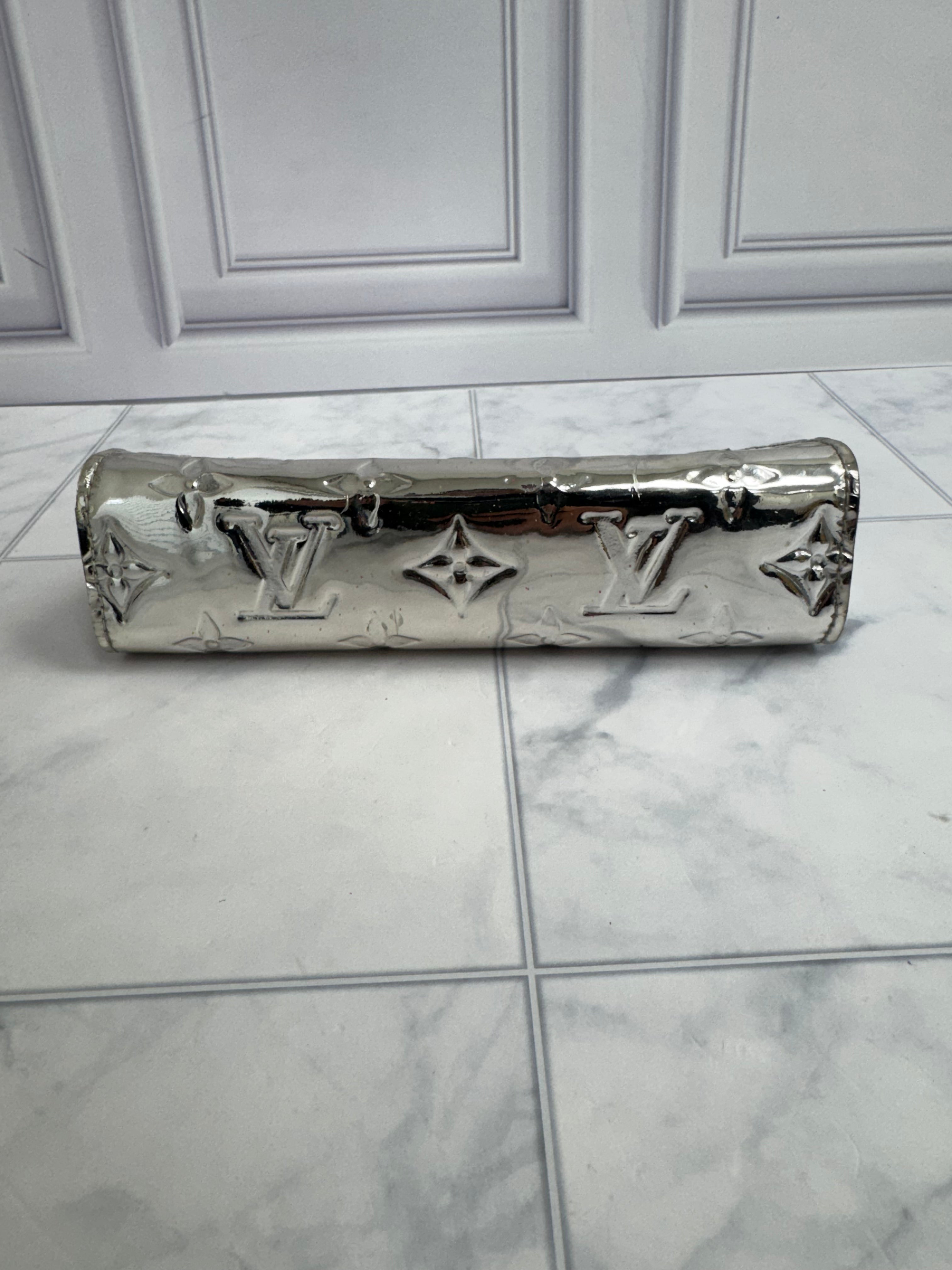 Louis Vuitton Silver Monogram Miroir Trousse Cosmetic Pouch