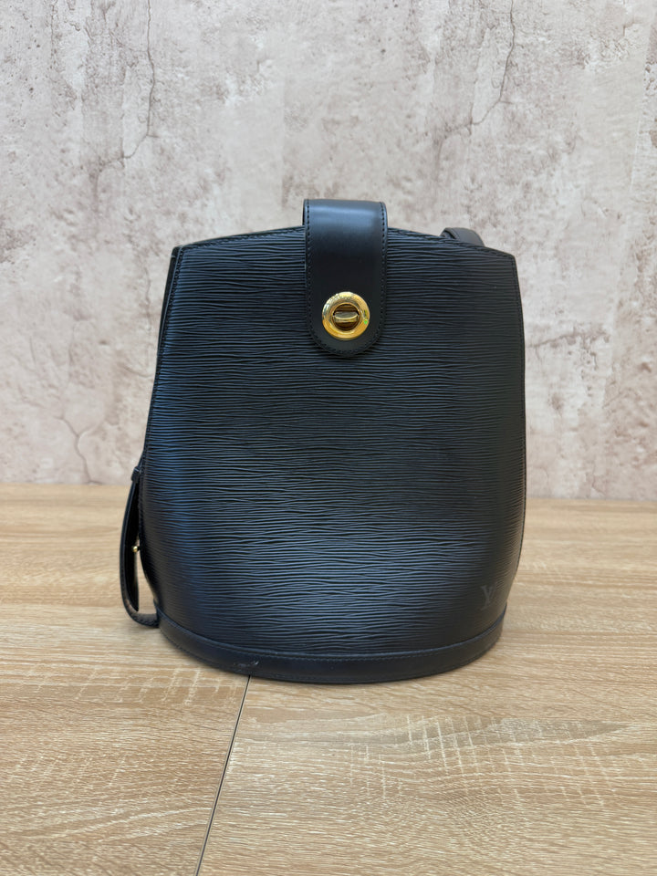 Louis Vuitton Black Epi Cluny Shoulder Bag