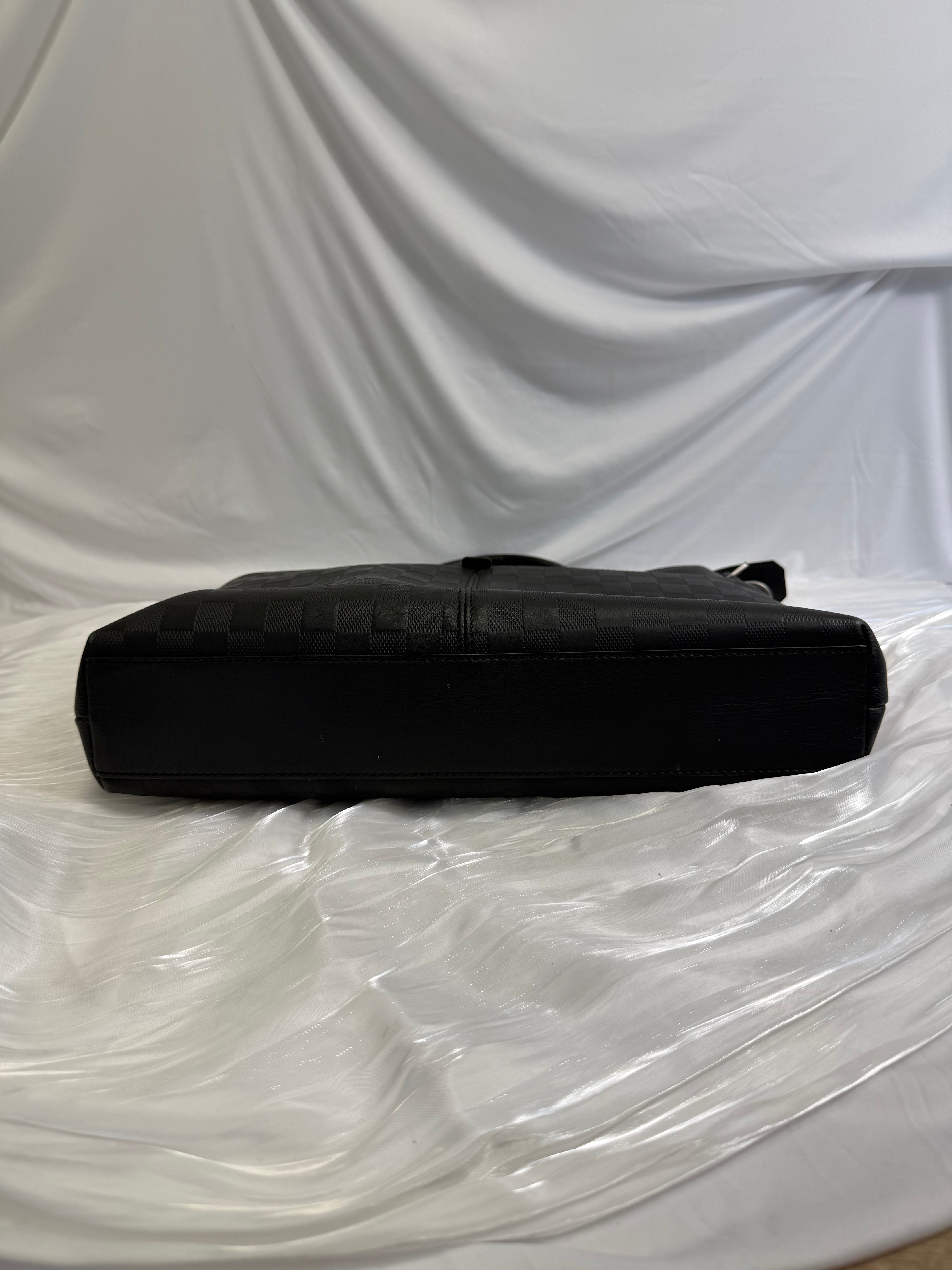 Louis Vuitton Black Damier Infini Briefcase