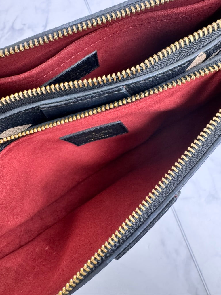 Louis Vuitton Black Monogram Empreinte Giant Multi Pochette Accessories