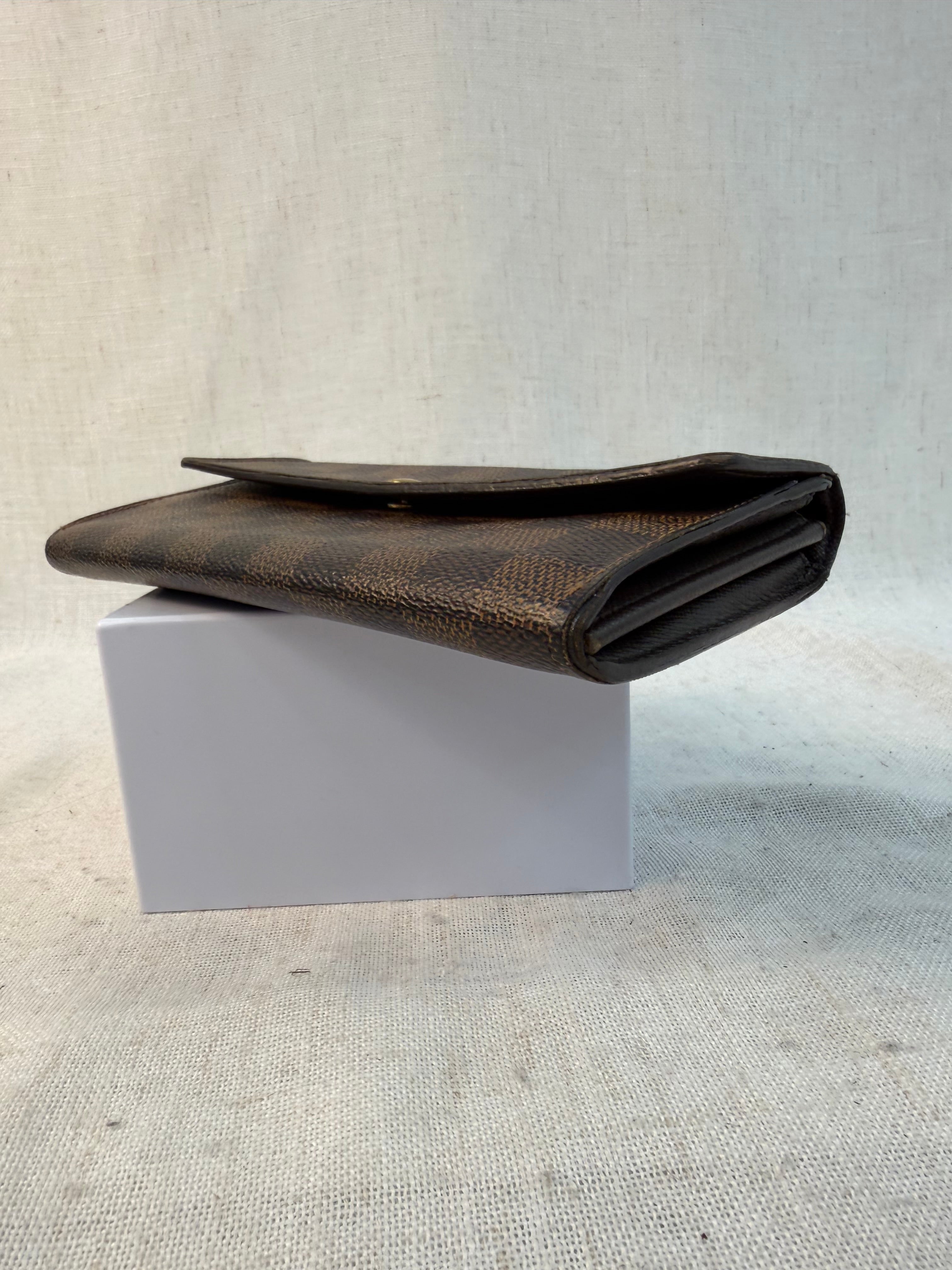 Louis Vuitton Damier Ebene Sarah Wallet