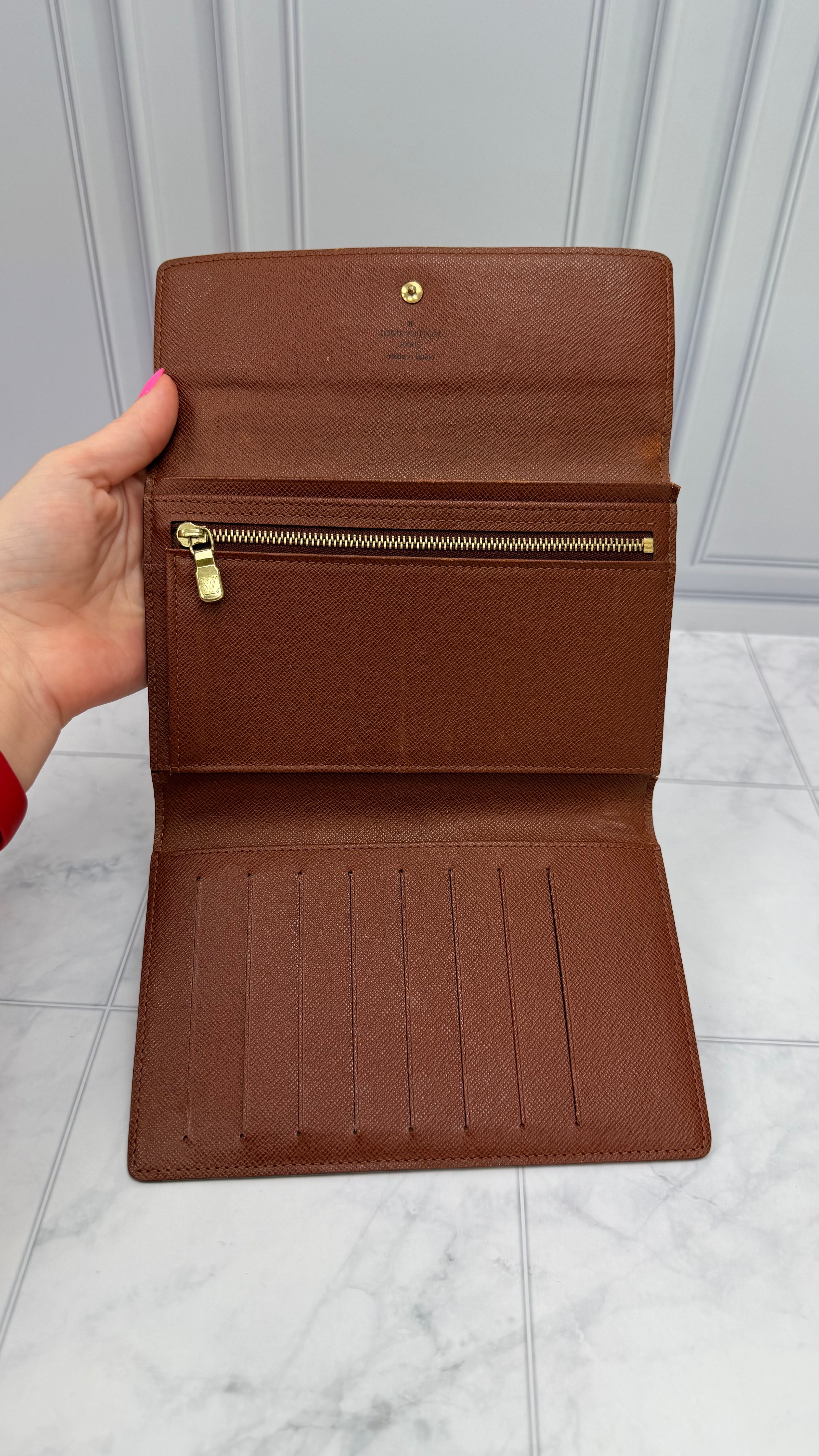 Louis Vuitton Monogram Passport Trifold Wallet