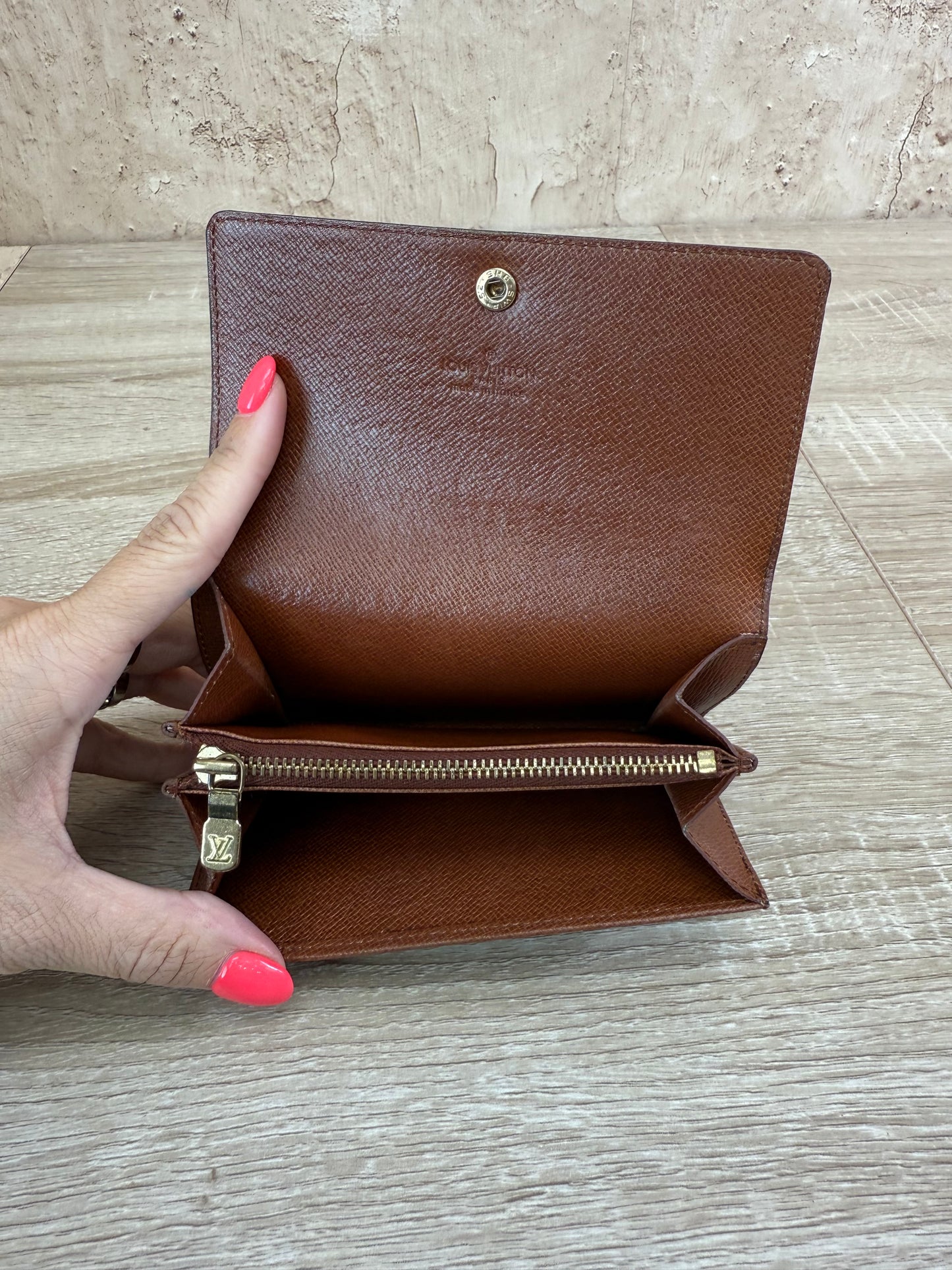 Louis Vuitton Monogram Porte Monnaie Tresor Wallet