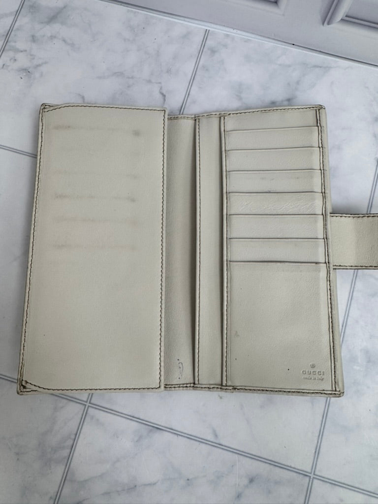 Gucci GG Canvas Lovely Heart Long Wallet