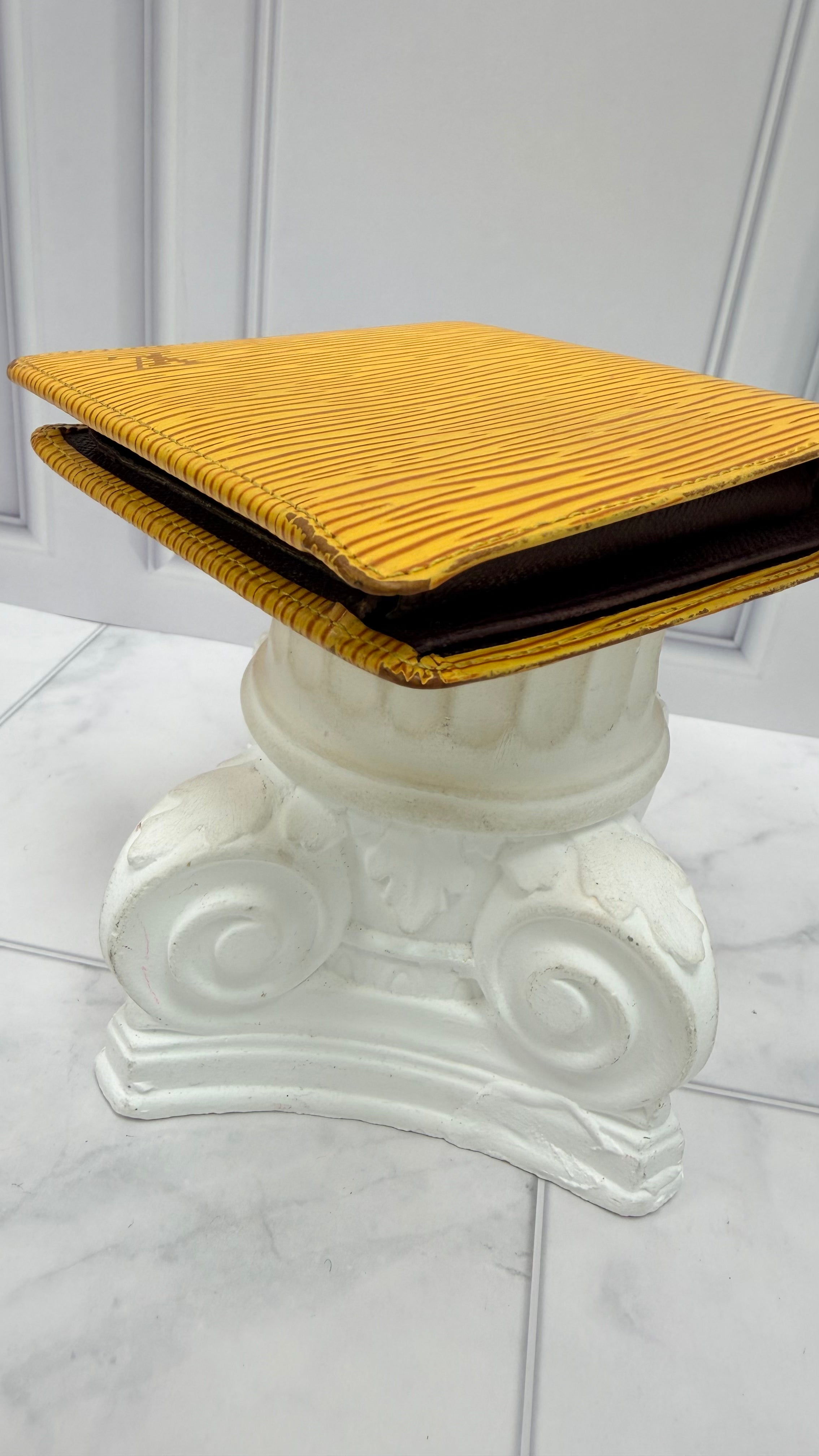 Louis Vuitton Yellow Epi Marco Bifold