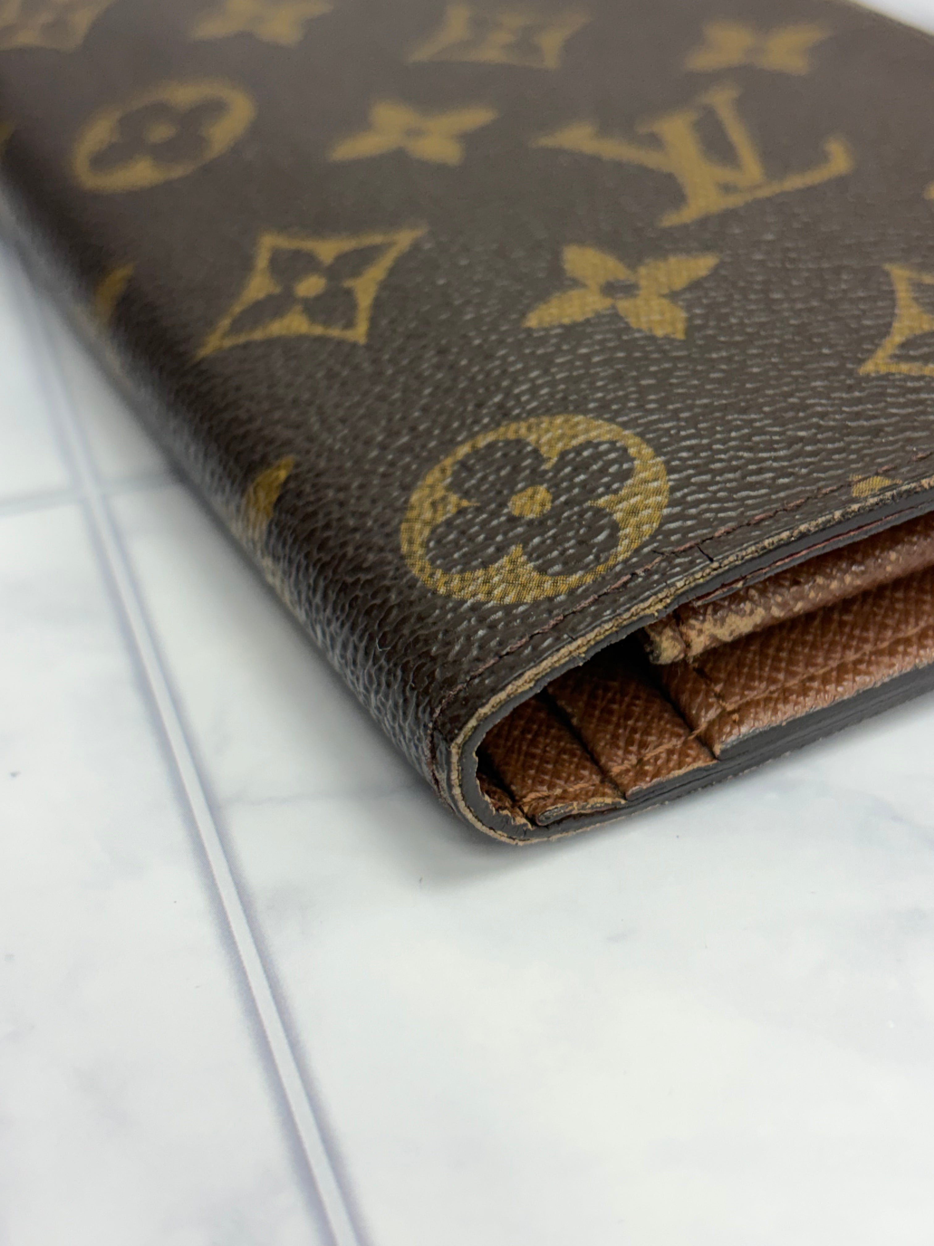 Louis Vuitton Monogram Brazza Long Wallet