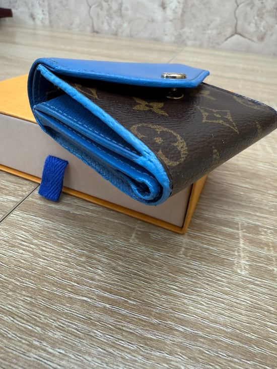 Louis Vuitton Monogram & Blue Jean Zoe Wallet
