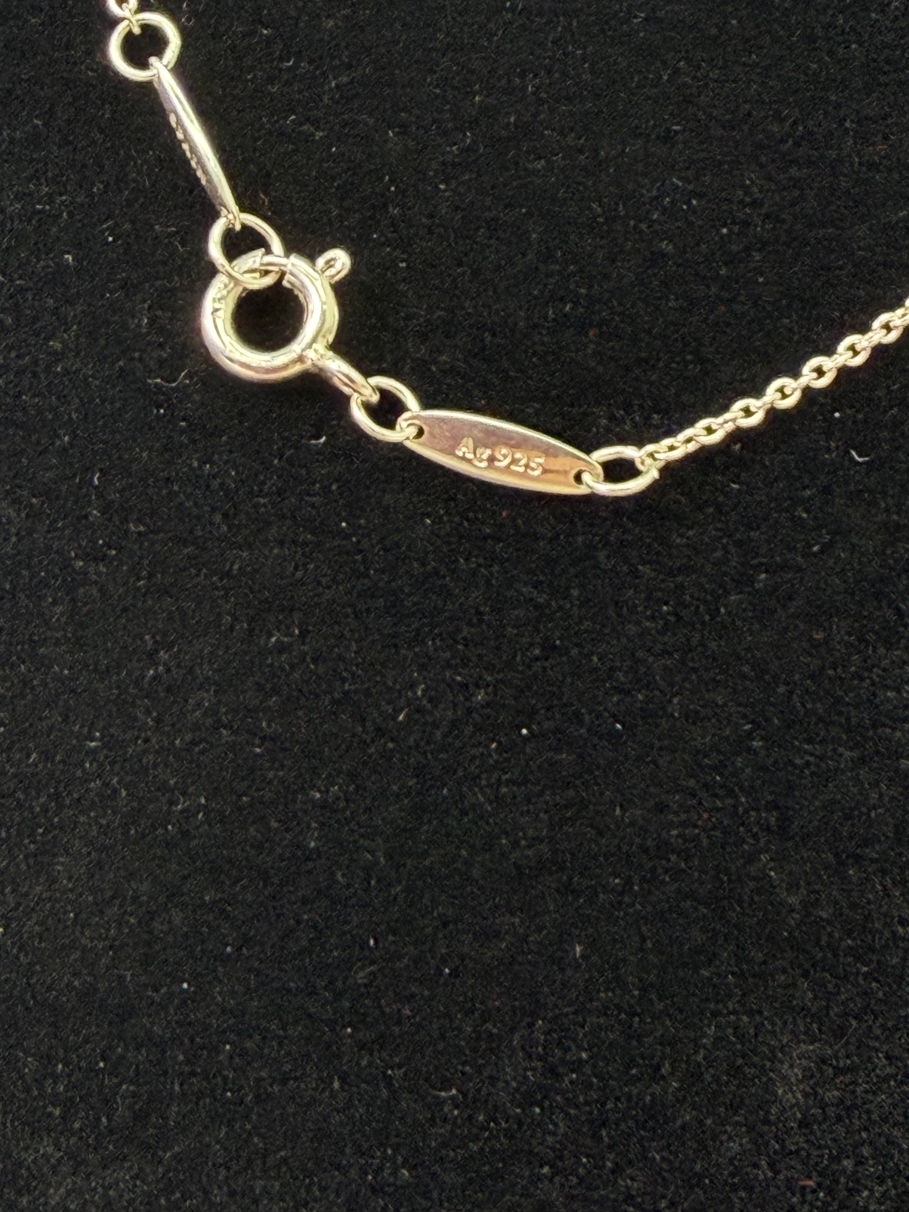 Tiffany & Co. x Elsa Peretti Sterling Silver Initial N Necklace