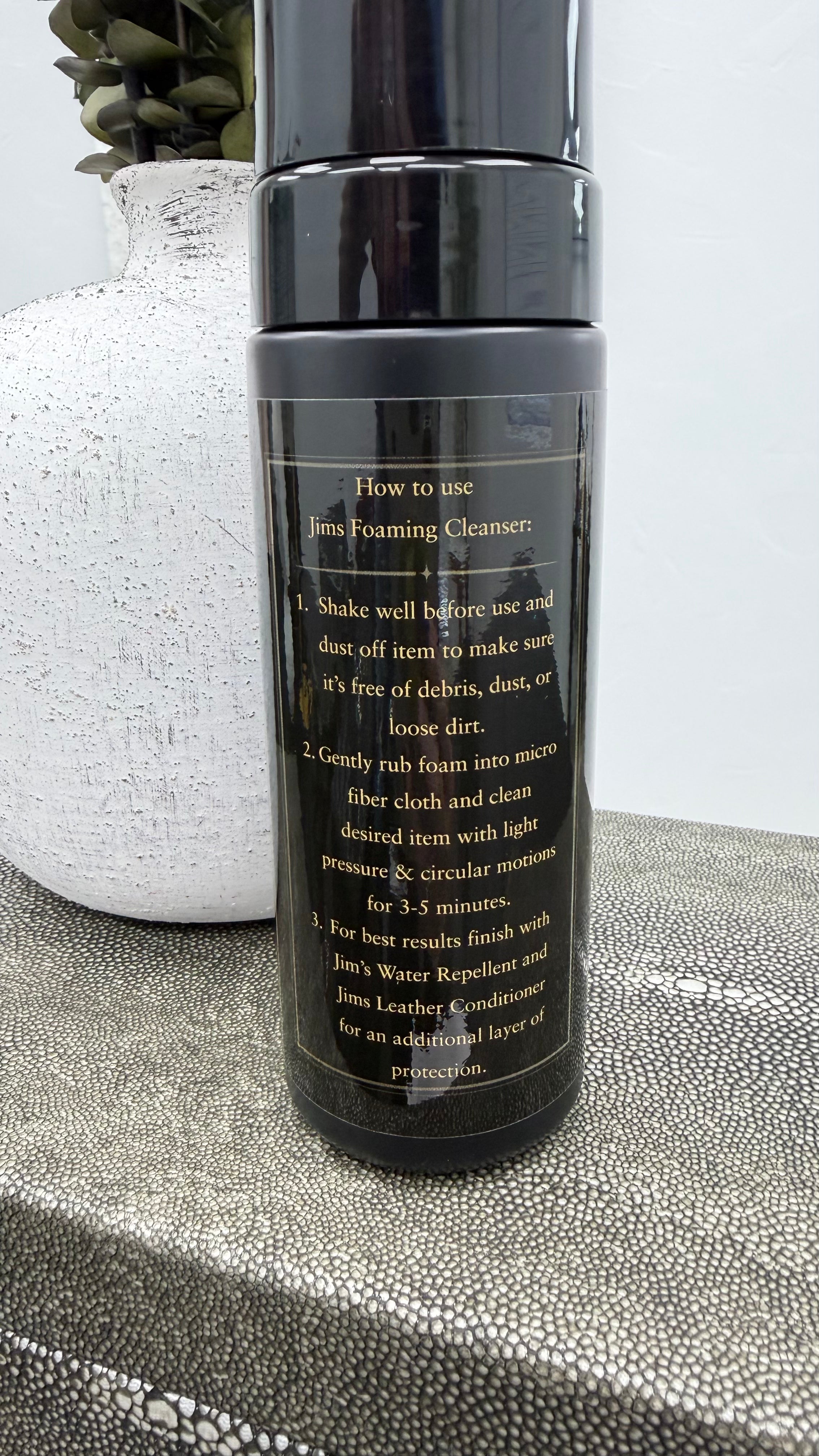 002 Cobbler Concierge x Jim’s Foaming Leather Cleanser