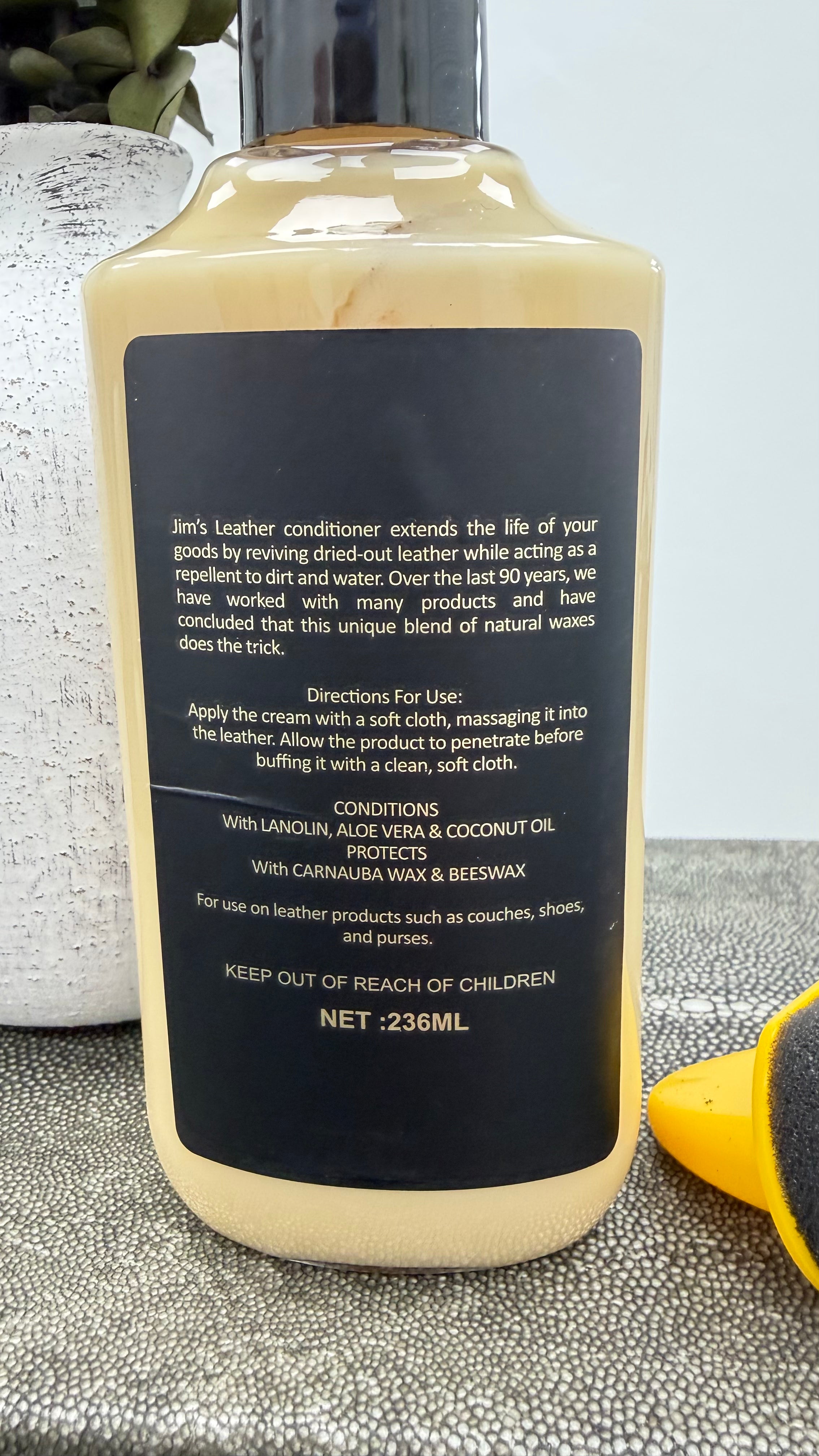 002 Cobbler Concierge x Jim’s Juice The BIG Bottle Leather Conditioner