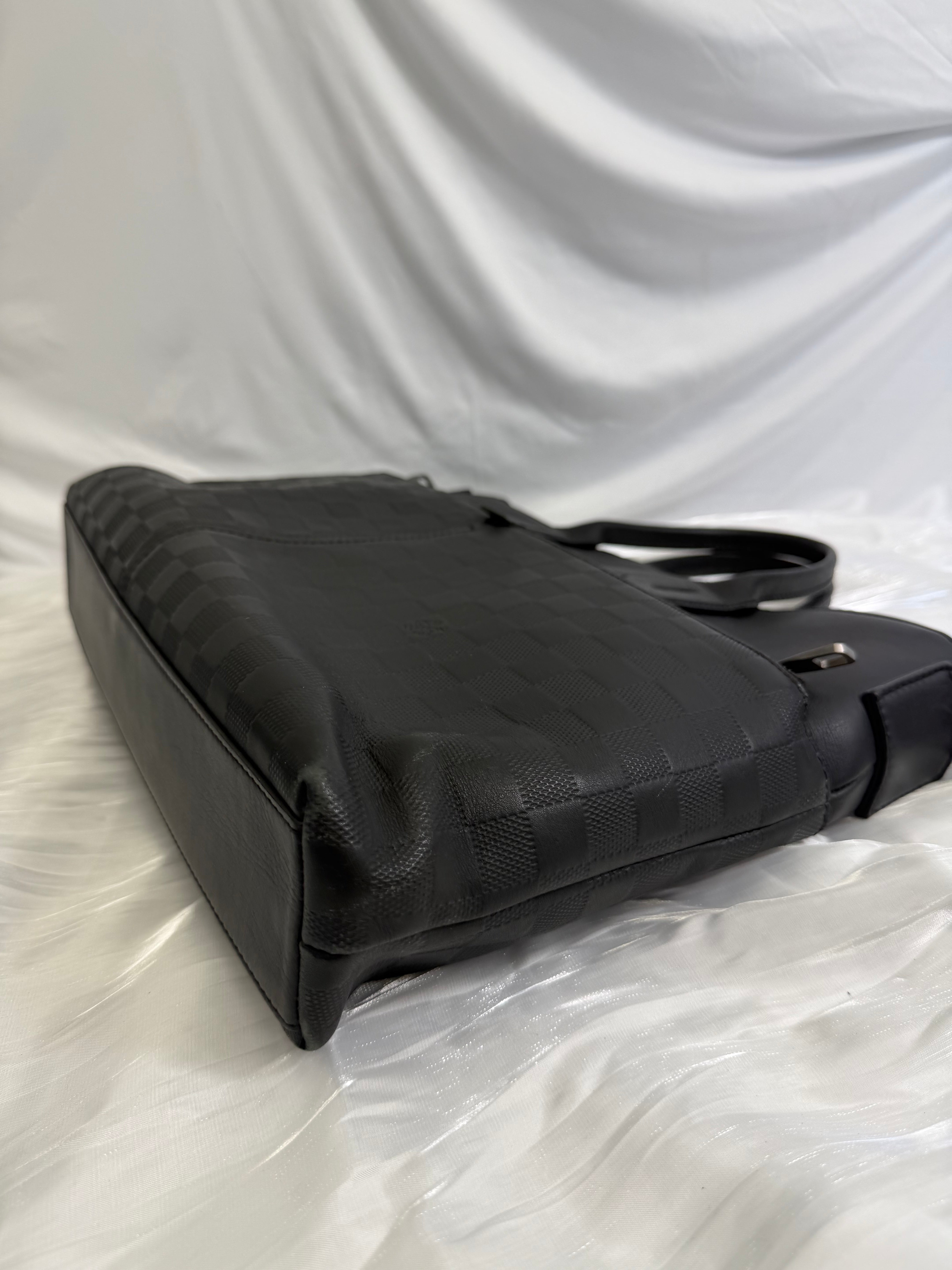 Louis Vuitton Black Damier Infini Briefcase