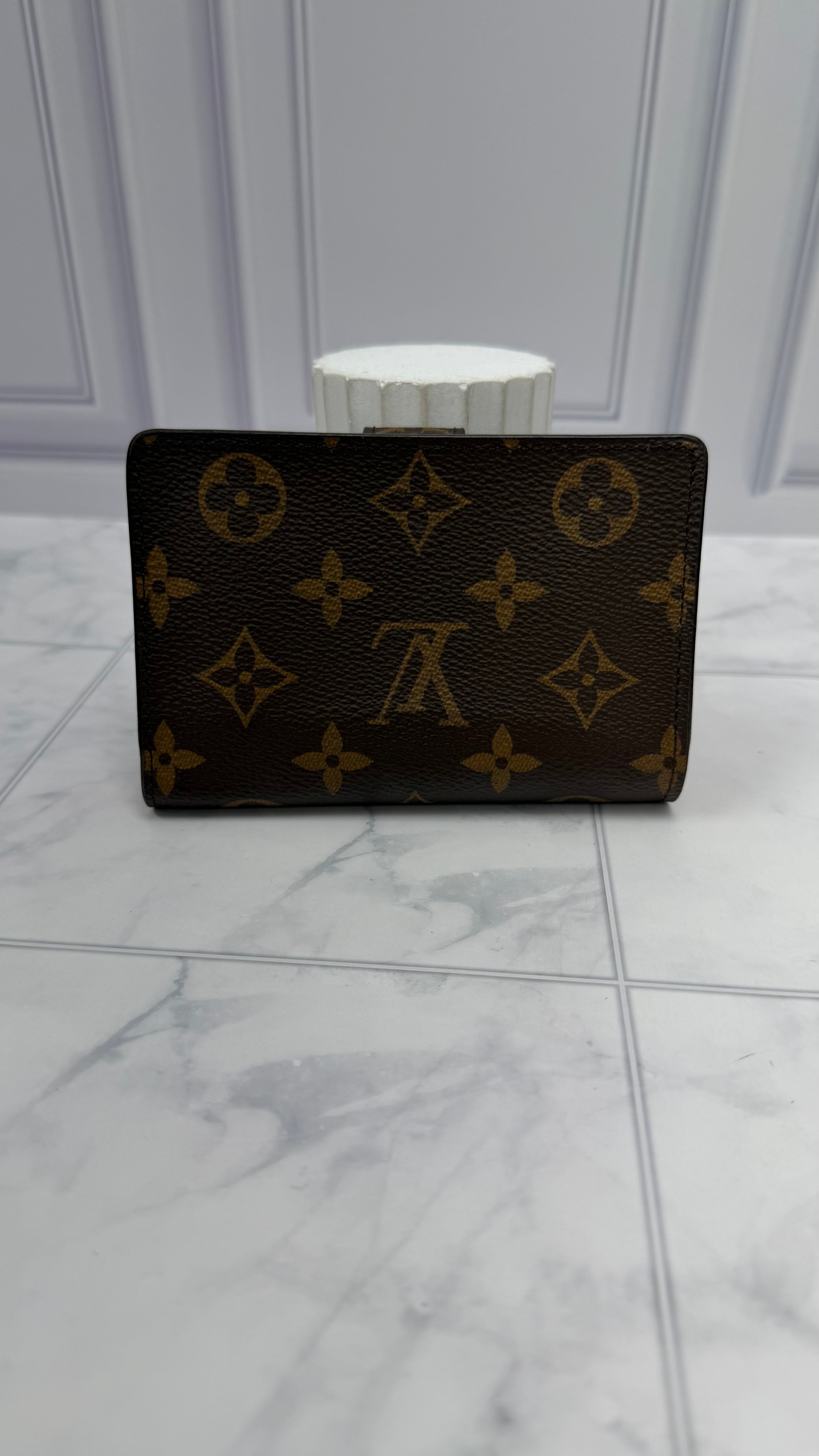Louis Vuitton Monogram & Fuchsia Juliet Bifold Wallet