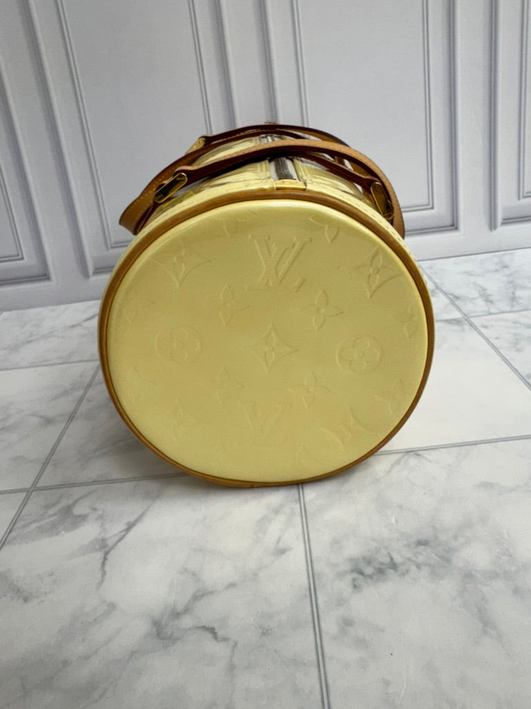 Louis Vuitton Yellow Monogram Vernis Bedford Bag